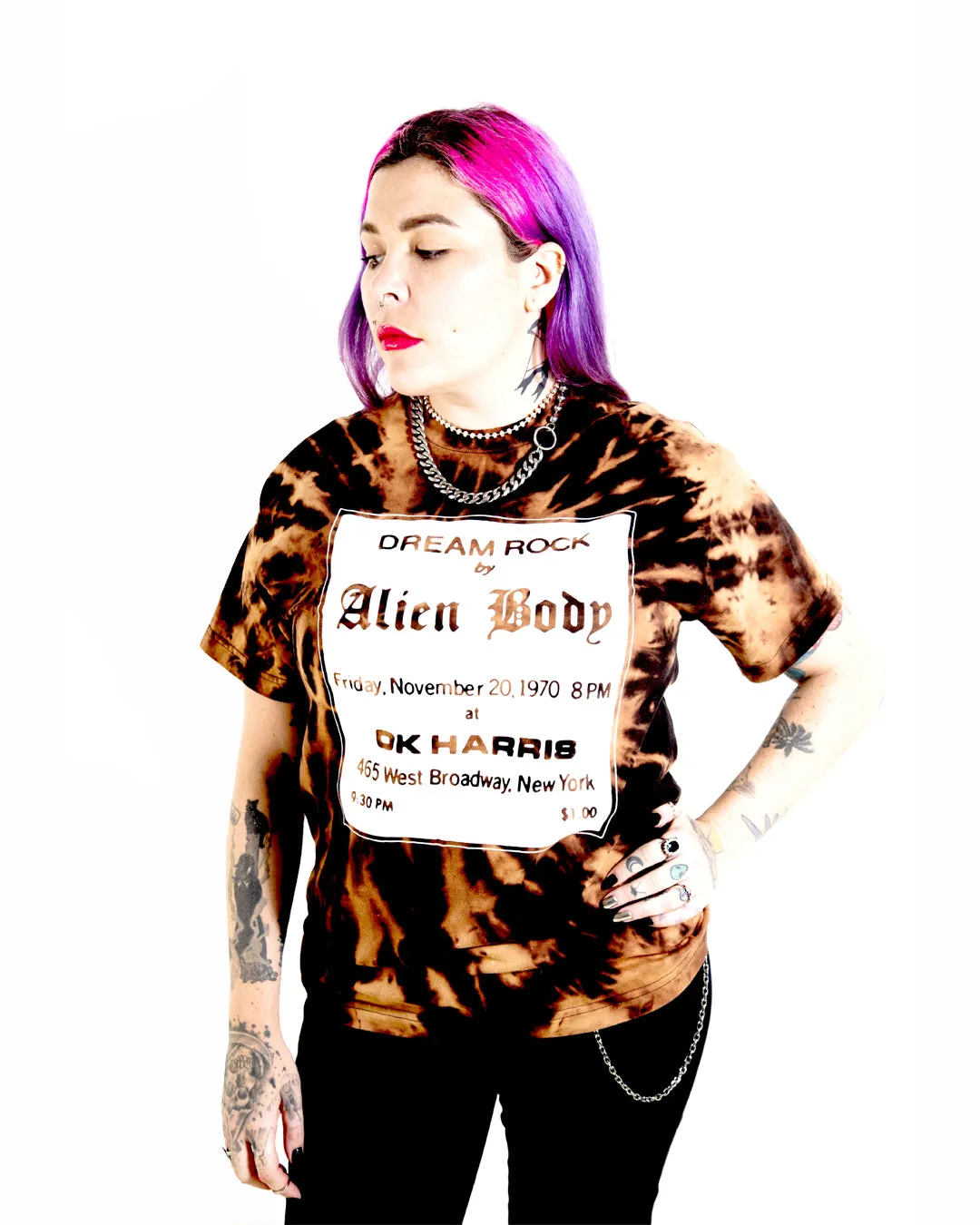 Dream Rock Bleach Dyed T Shirt
