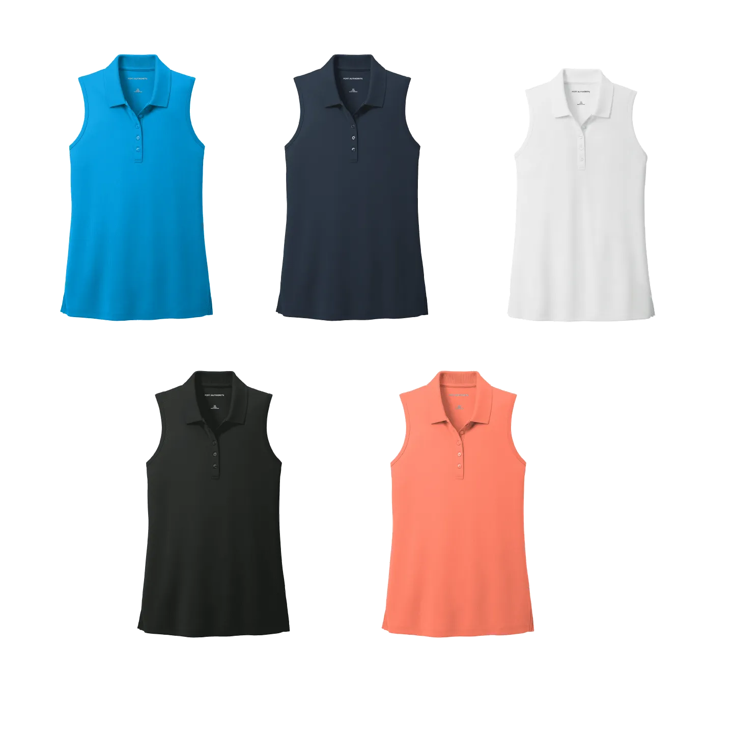 Drill & Play Coach Ladies Sleeveless Performance Polo