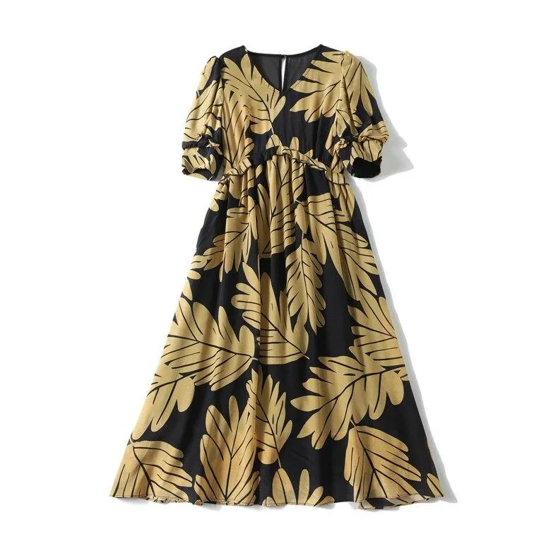 FashionSierra - 100% Natural Silk Women's Sexy V Neck Short Sleeves Dresses