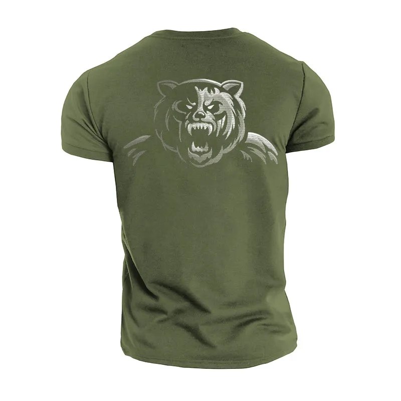 Fierce Bear Cotton T-Shirt