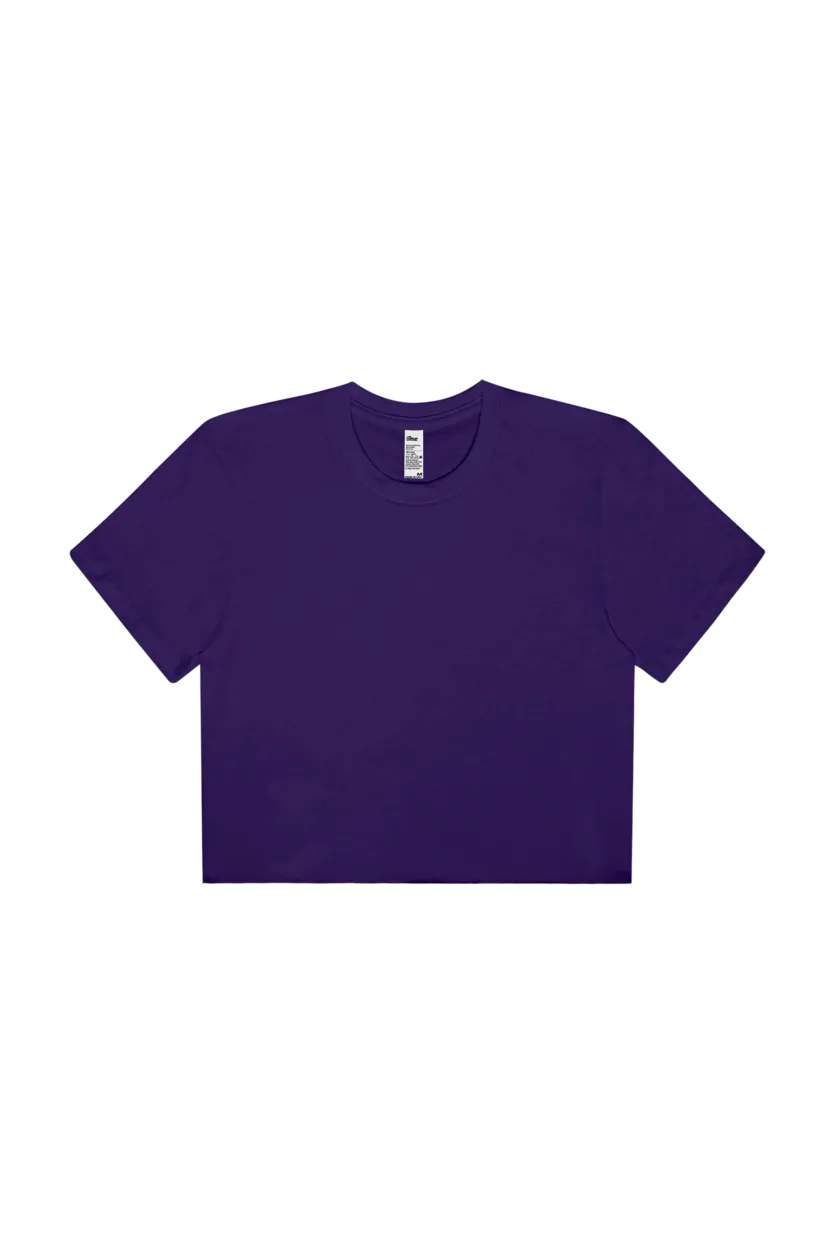 FINE JERSEY S/S CROP T