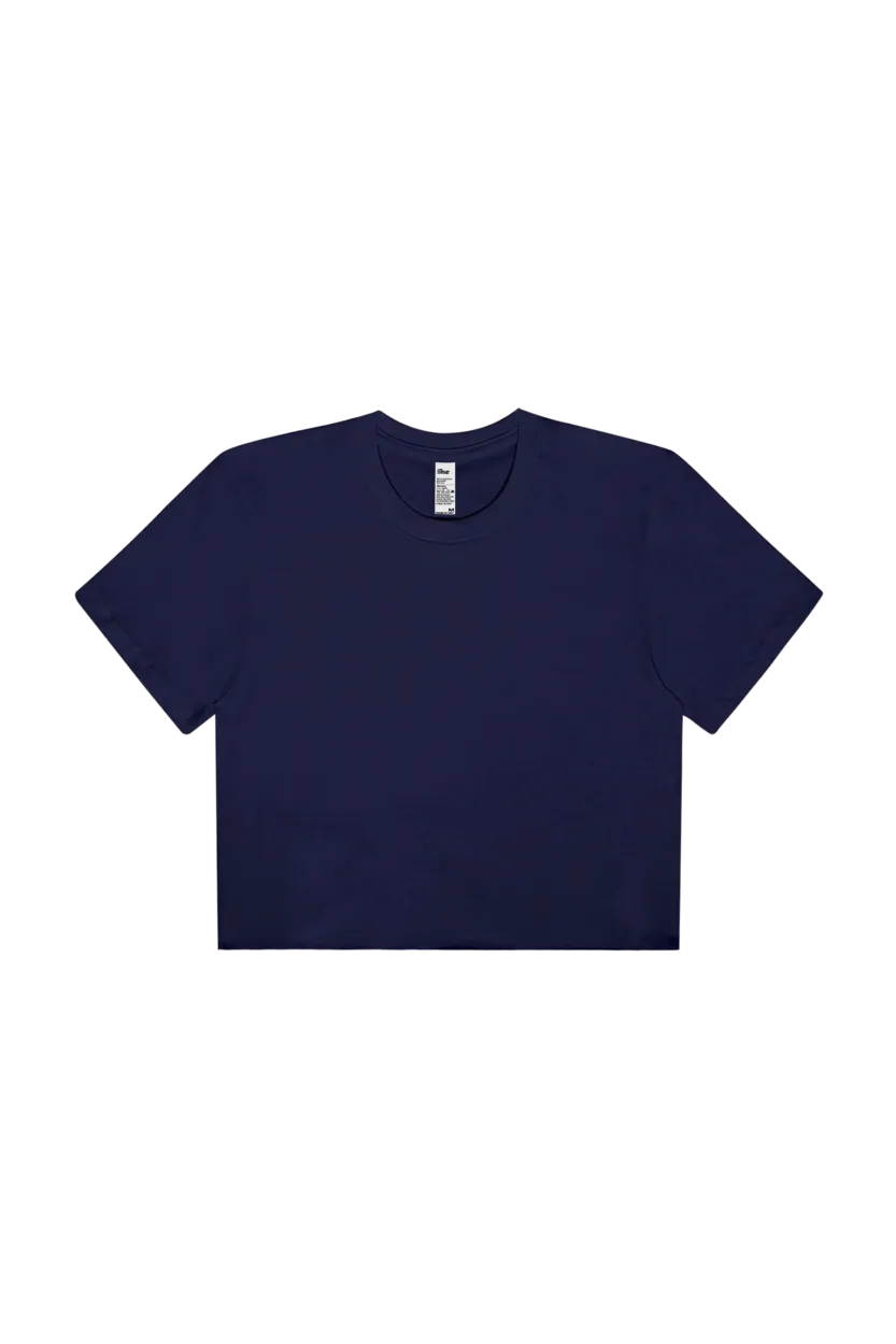 FINE JERSEY S/S CROP T
