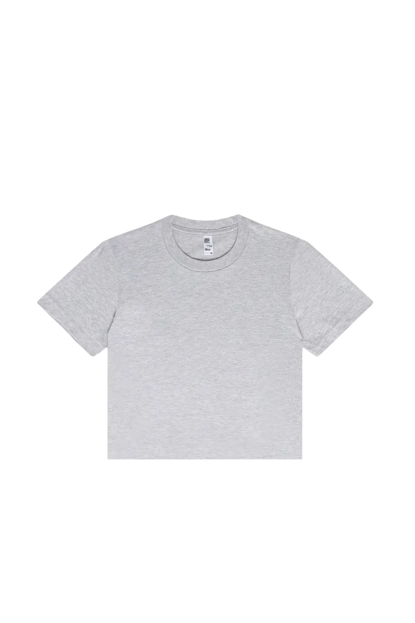 FINE JERSEY S/S CROP T