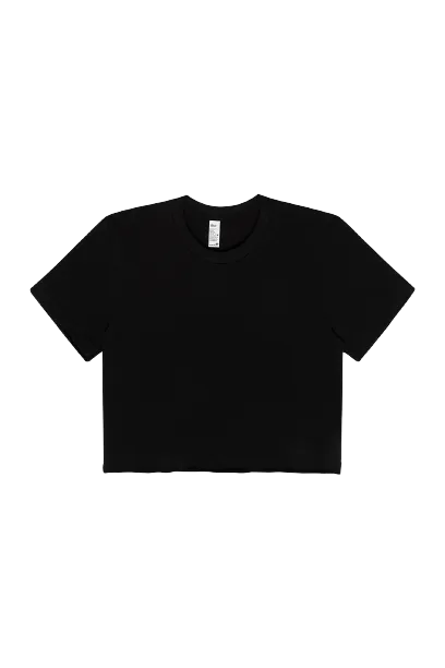 FINE JERSEY S/S CROP T