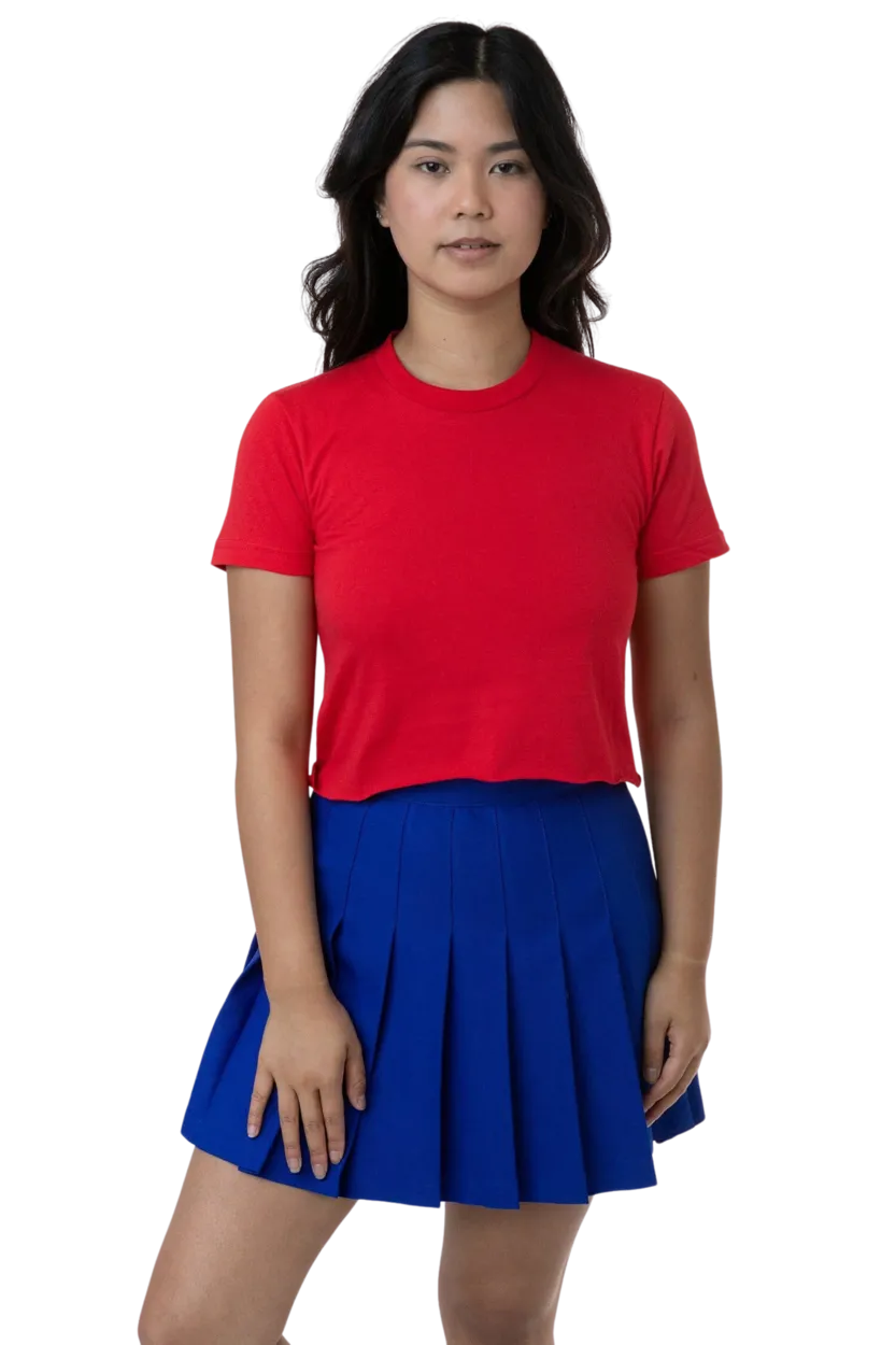 FINE JERSEY S/S CROP T
