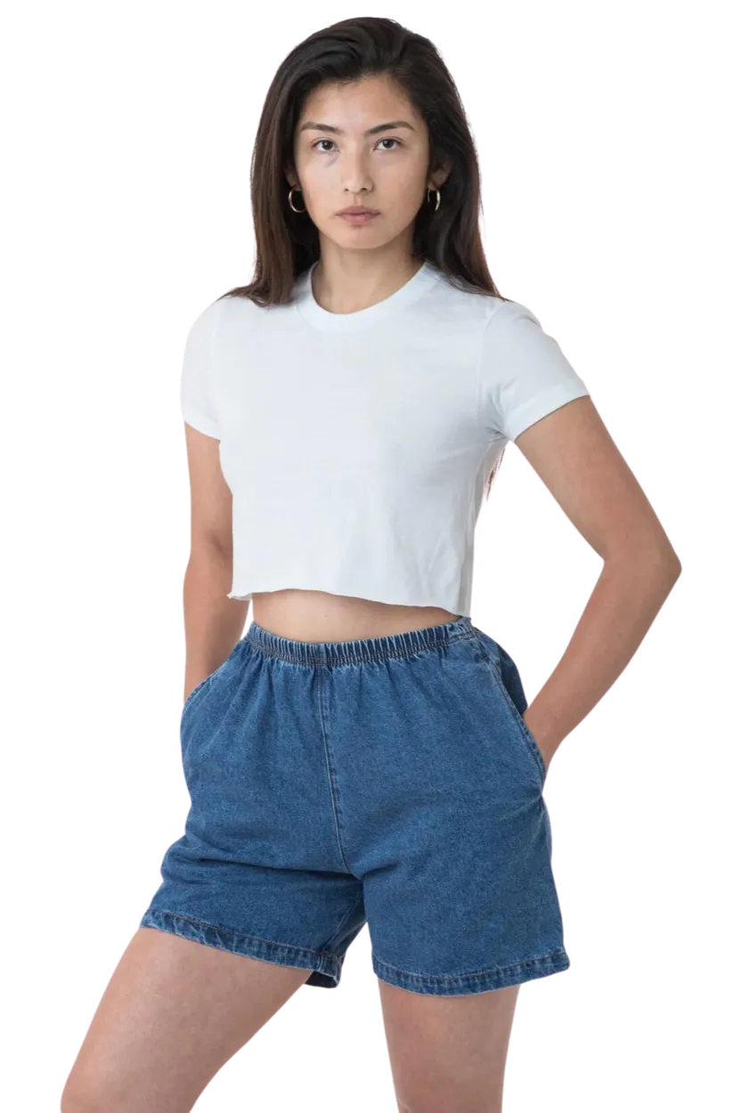 FINE JERSEY S/S CROP T