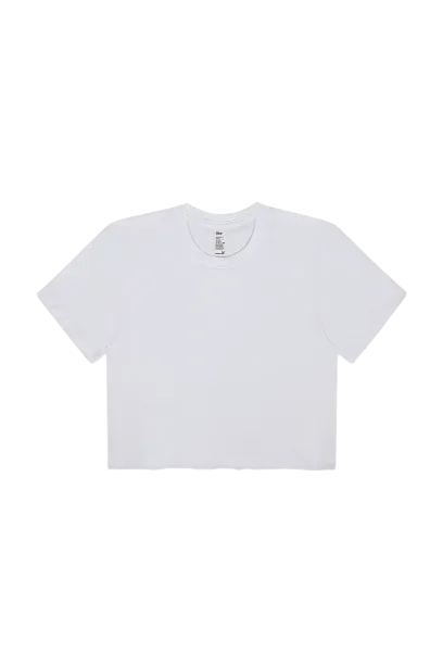 FINE JERSEY S/S CROP T