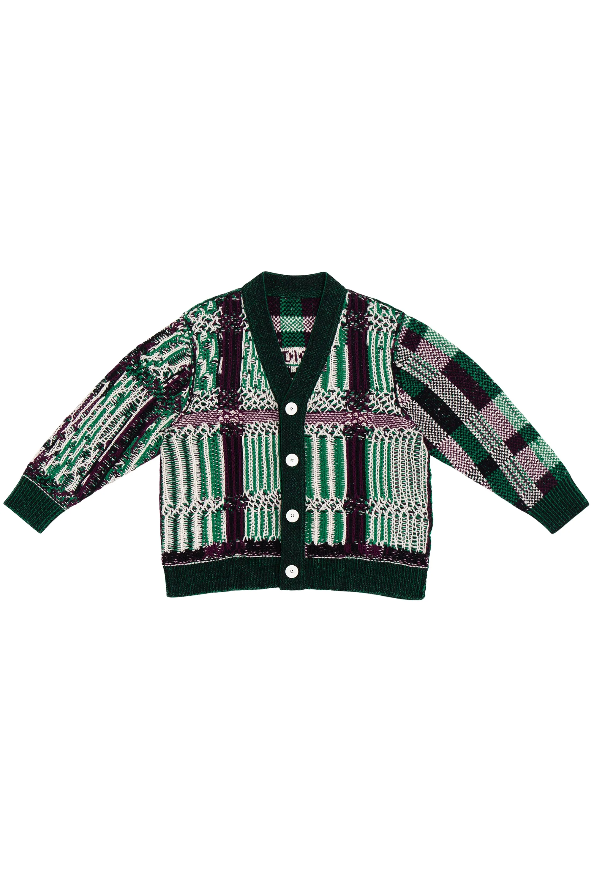 FLOAT JACQUARD CARDIGAN