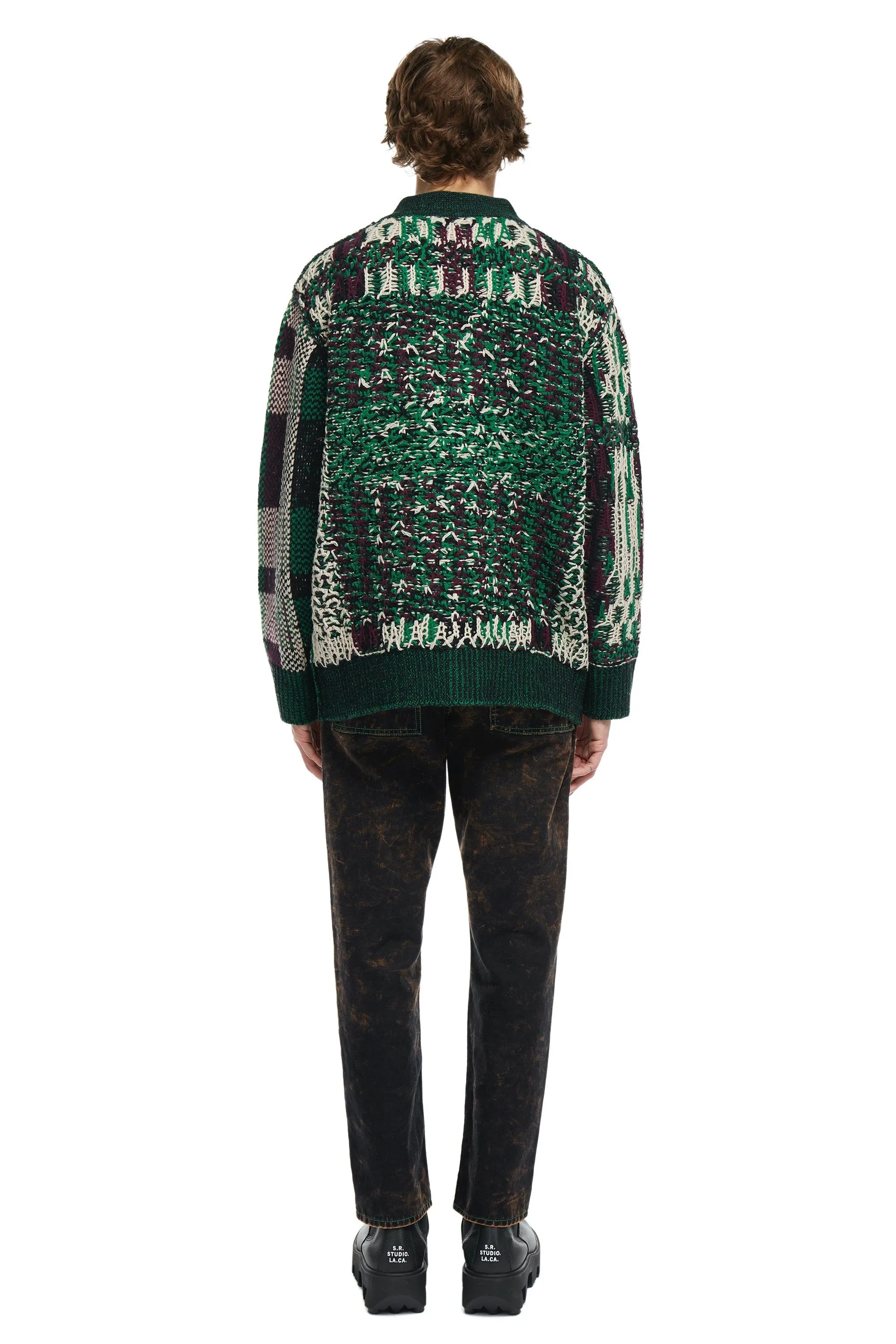 FLOAT JACQUARD CARDIGAN
