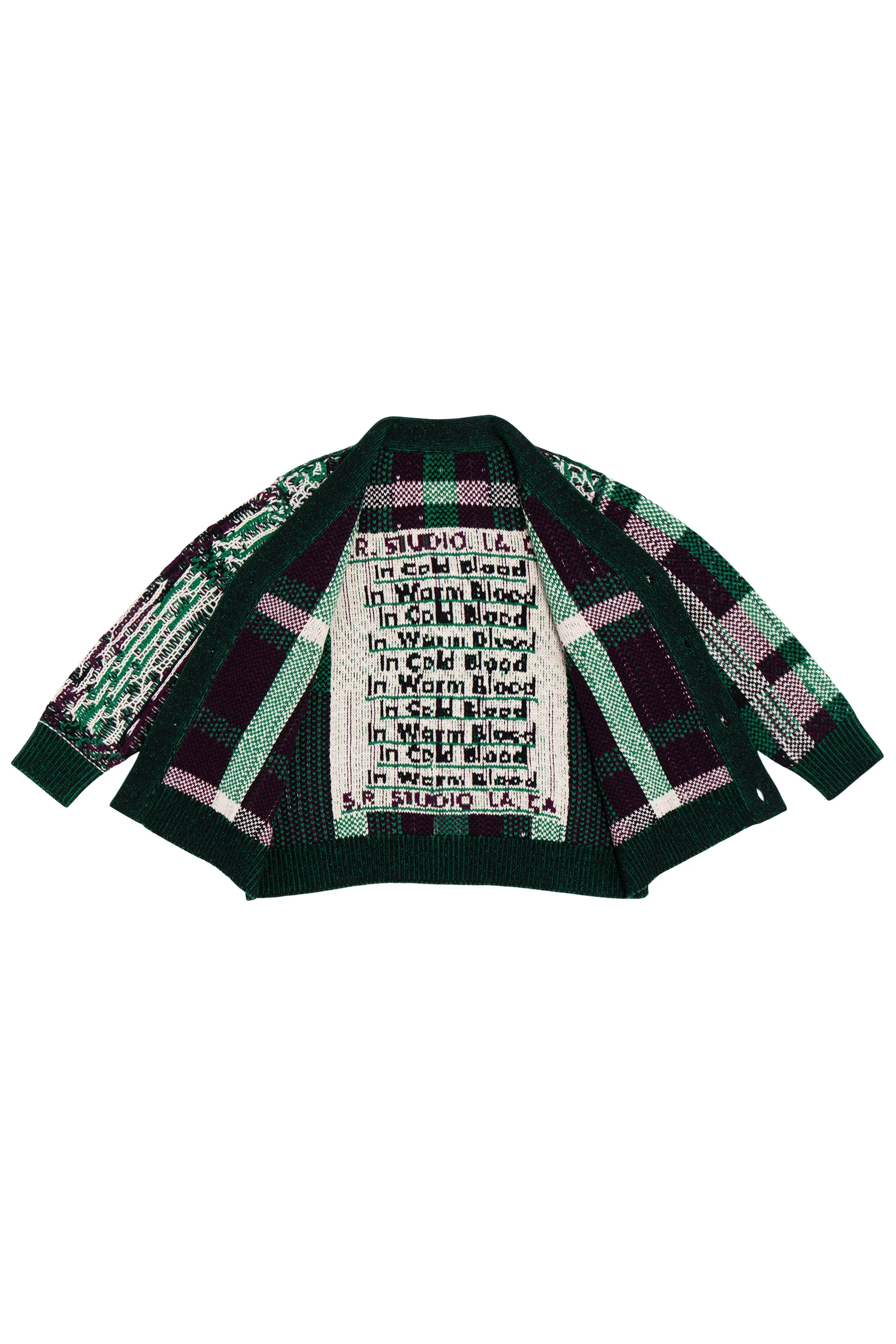 FLOAT JACQUARD CARDIGAN
