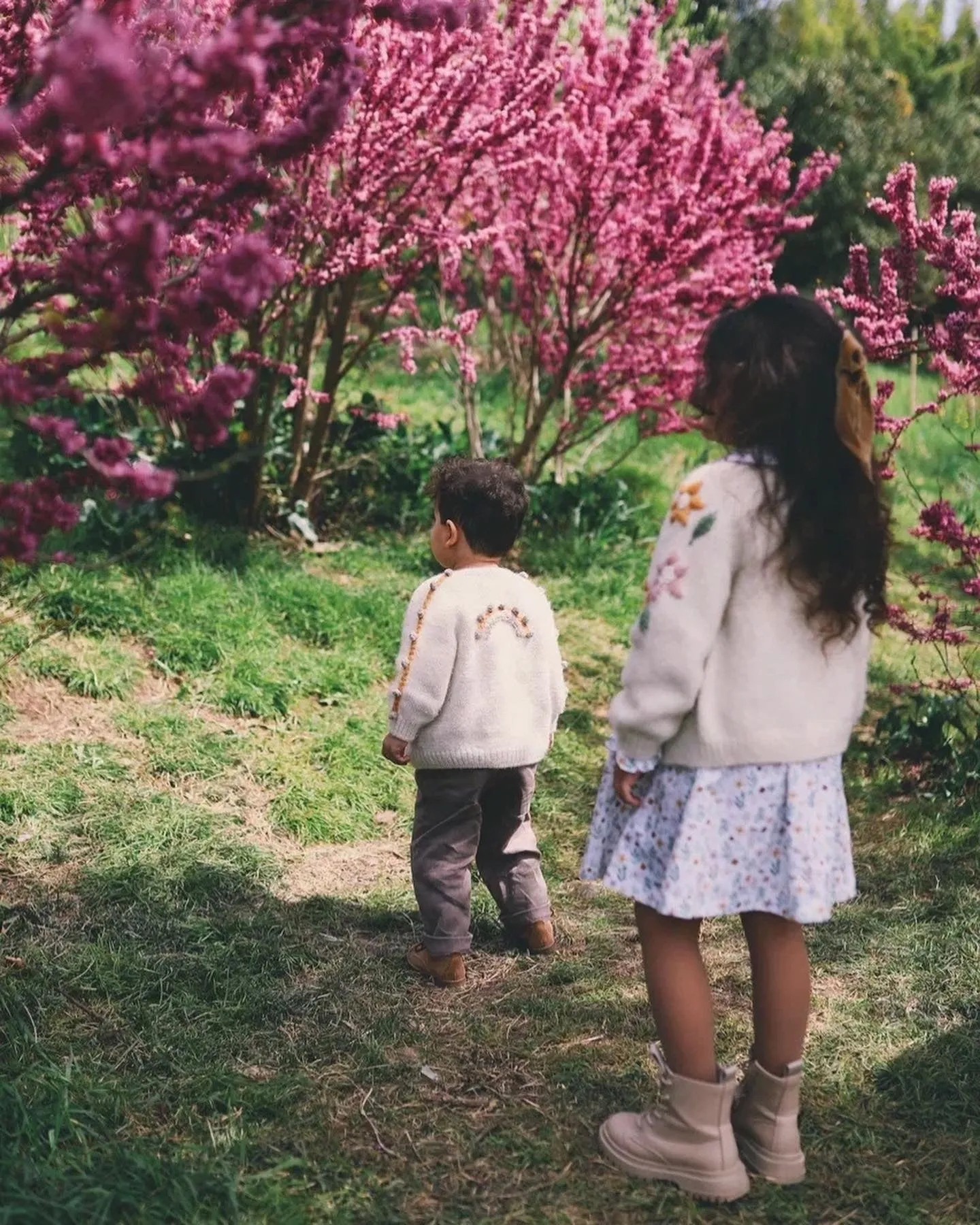 Flower Rain cardigan | off white