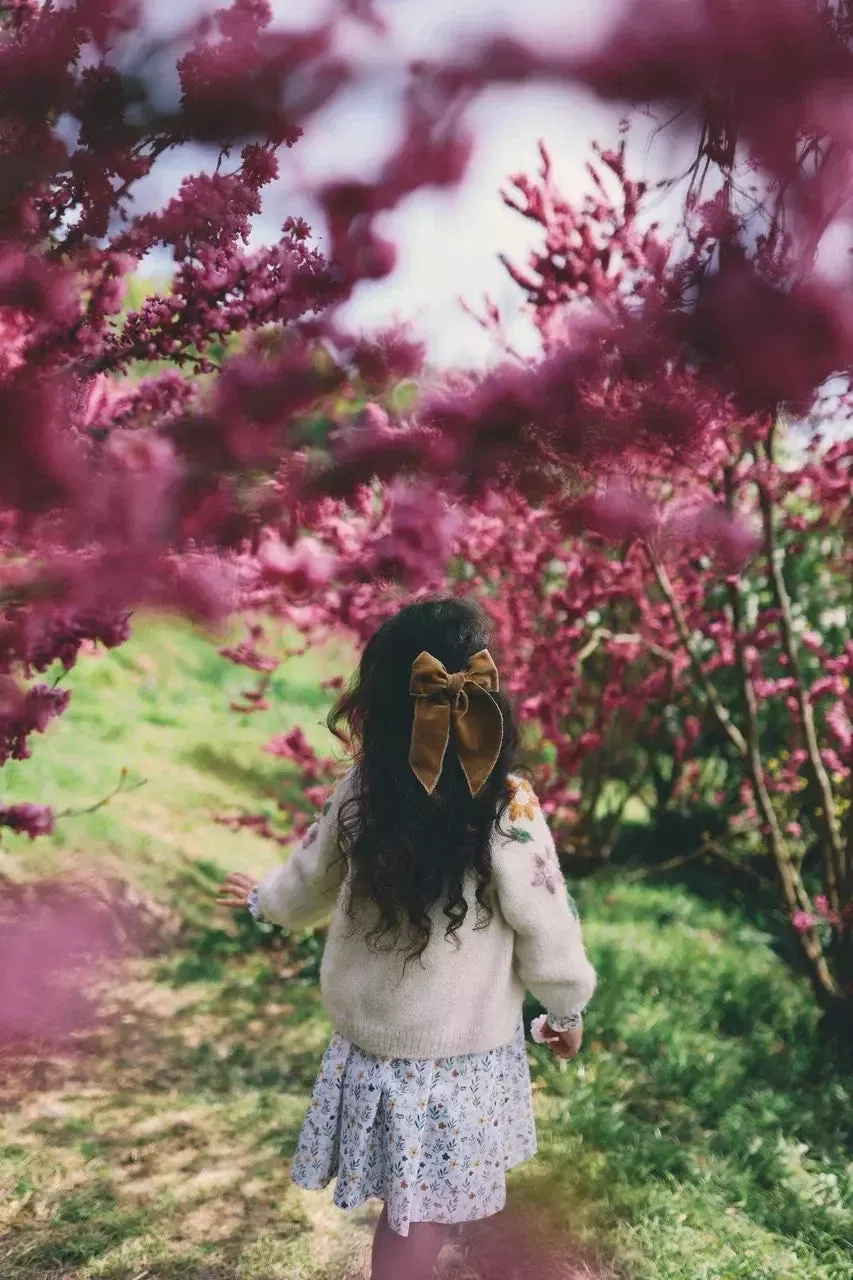 Flower Rain cardigan | off white