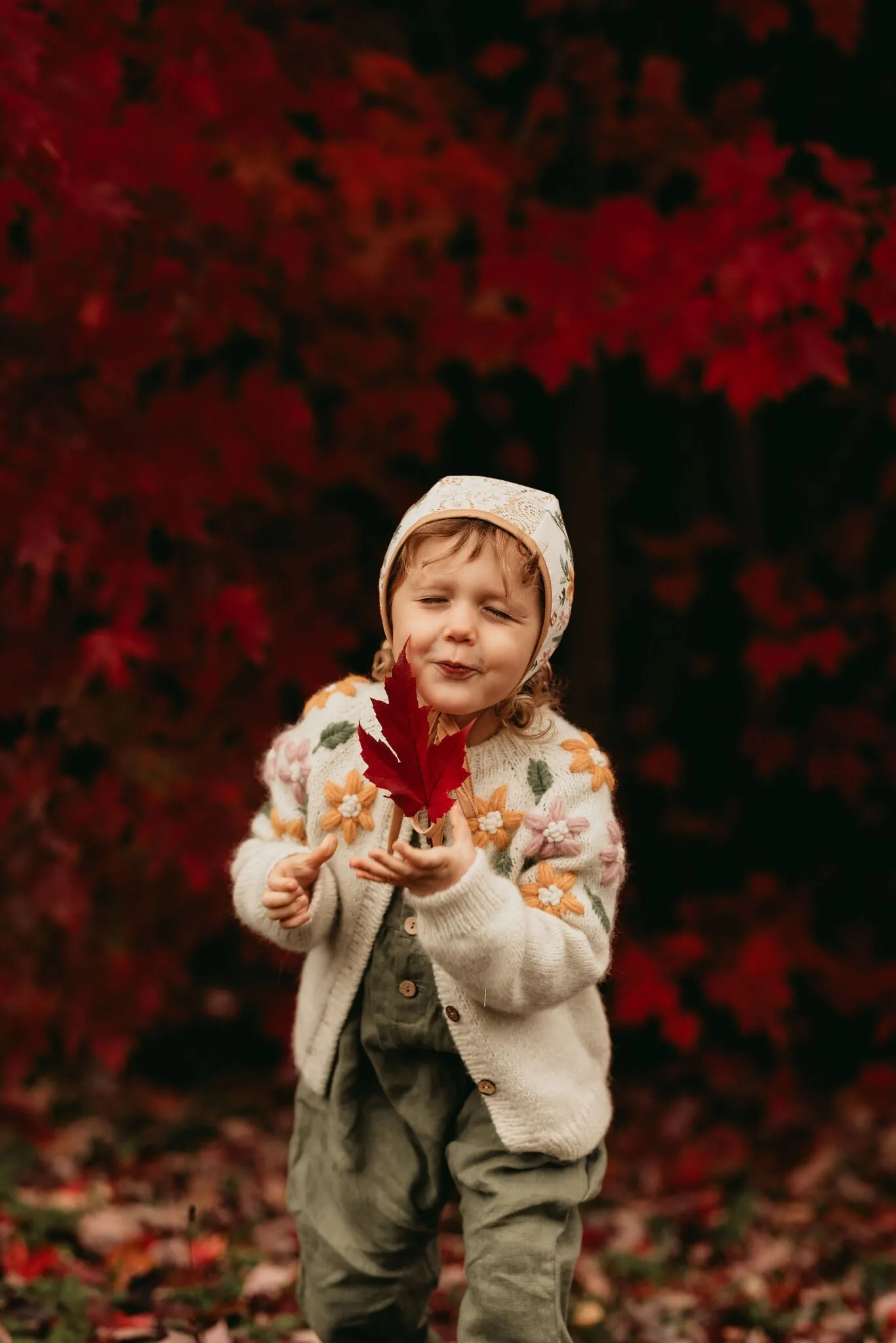 Flower Rain cardigan | off white