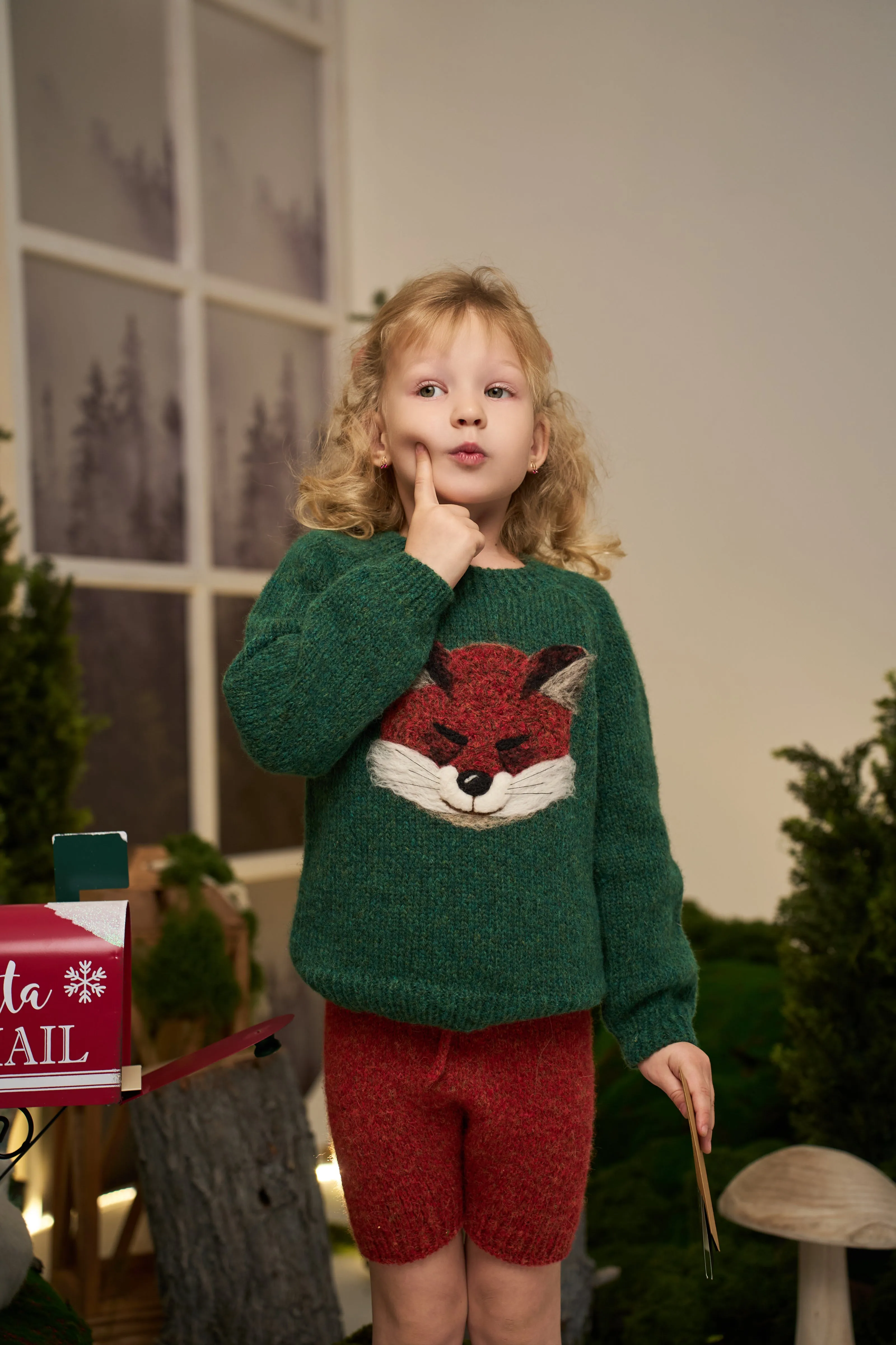 Fox jumper | Emerald