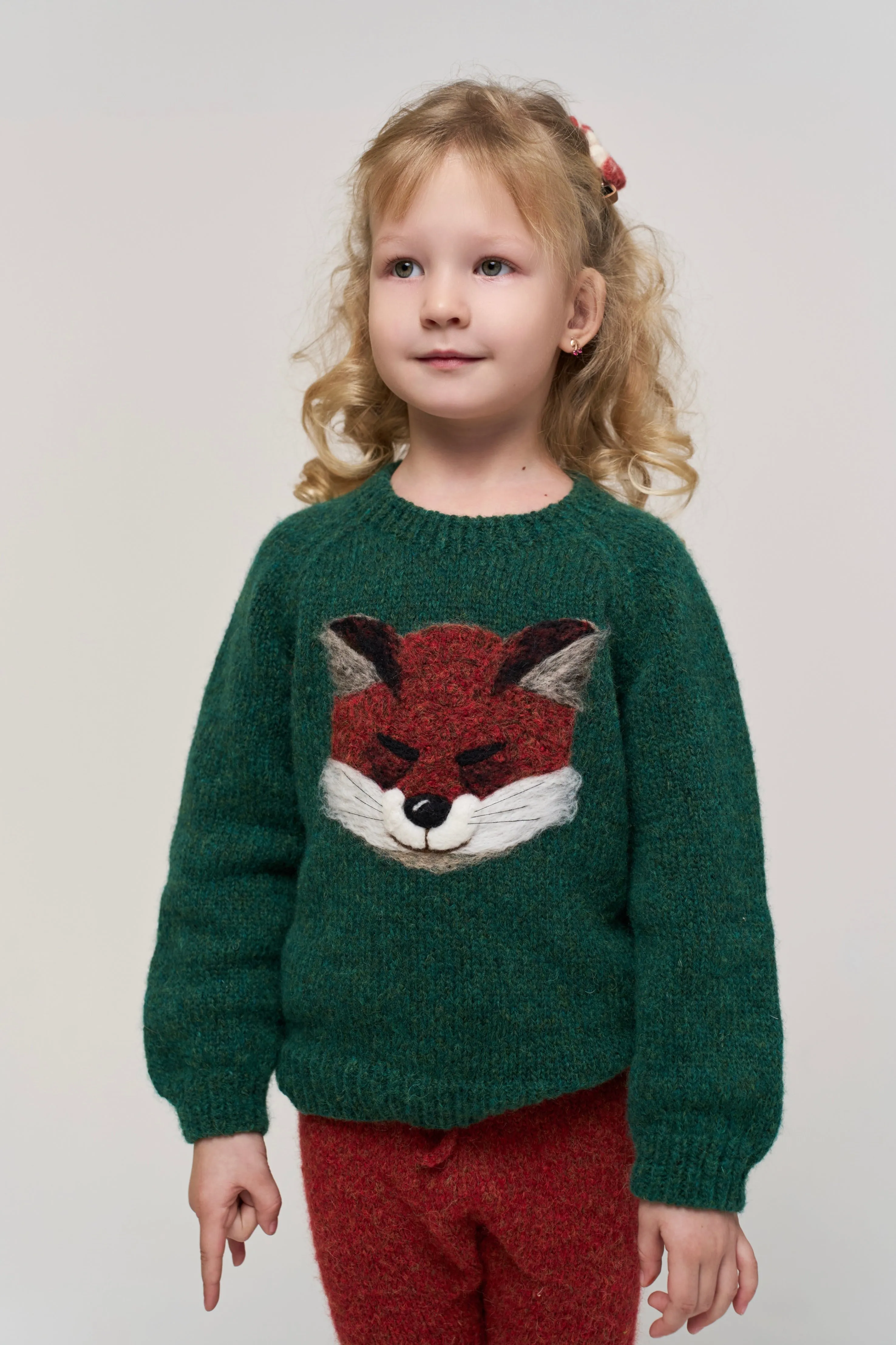 Fox jumper | Emerald
