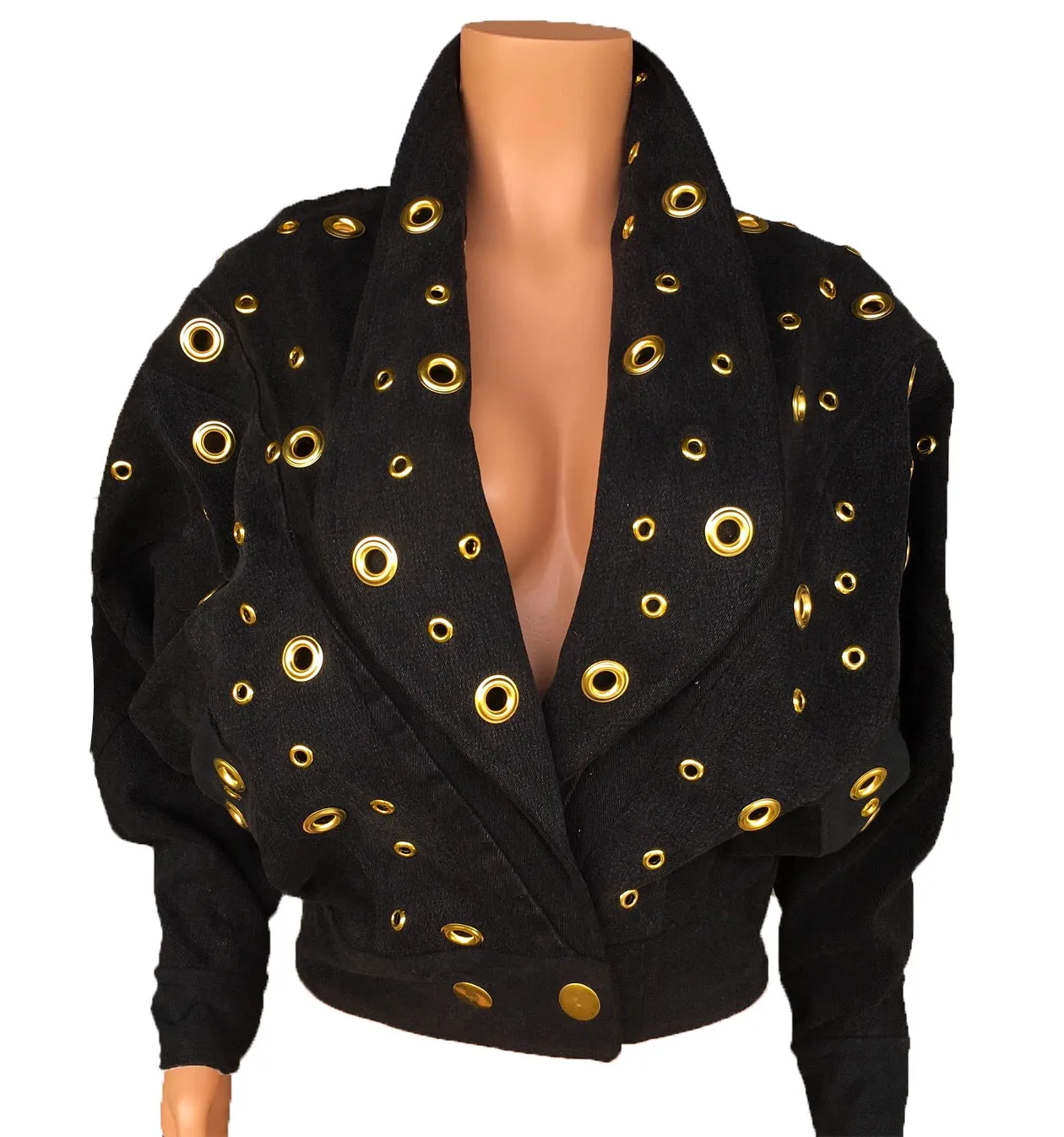 GALAXY denim batwing jacket
