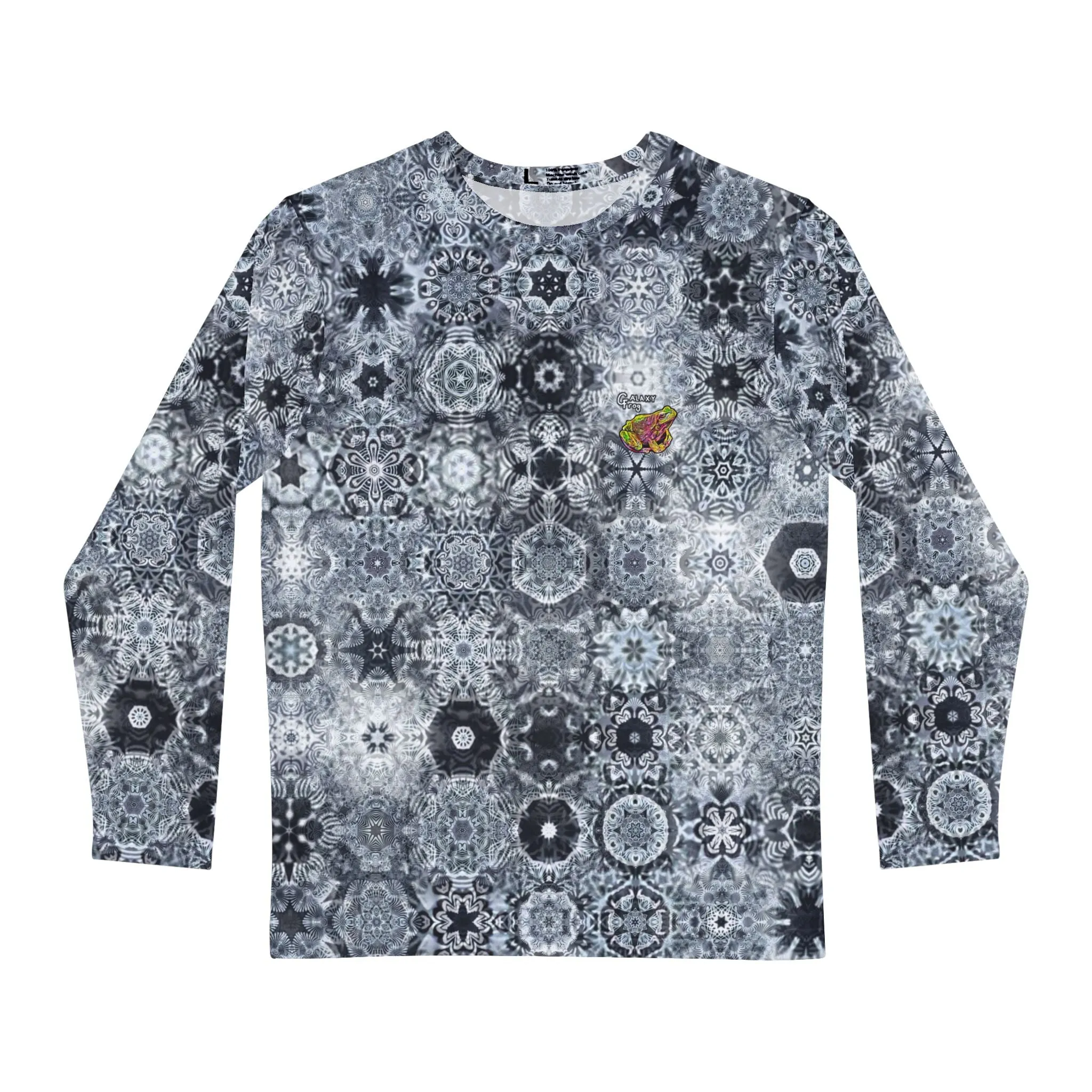 Galaxy Frog Cymatics Long Sleeve Shirt (AOP)