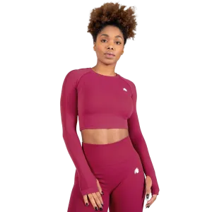 Gorilla Wear Hilton Seamless Long Sleeve - Fuchsia