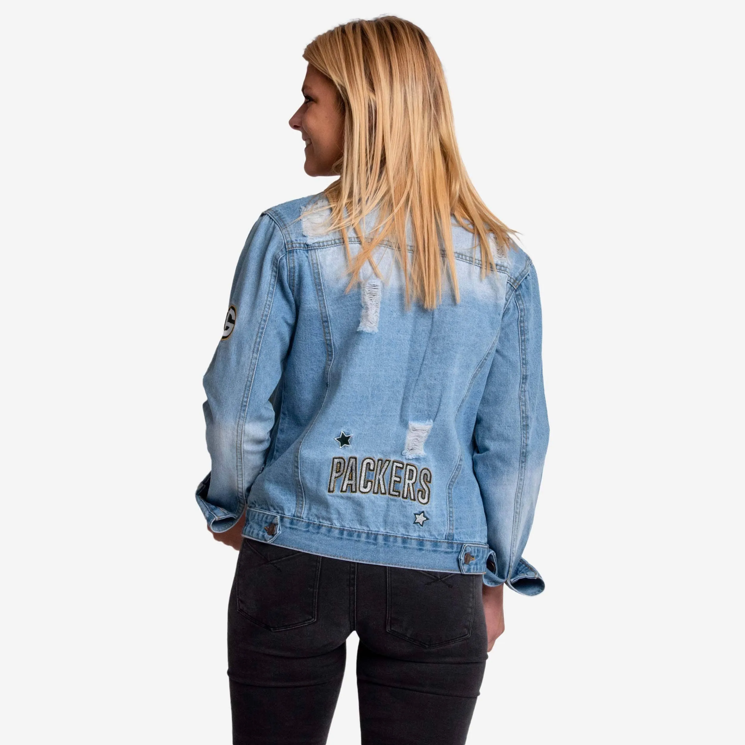 Green Bay Packers Womens Denim Jacket