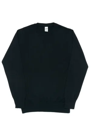GRP Knitwear Fine Knit Crew SF TEC 1 Merino Black