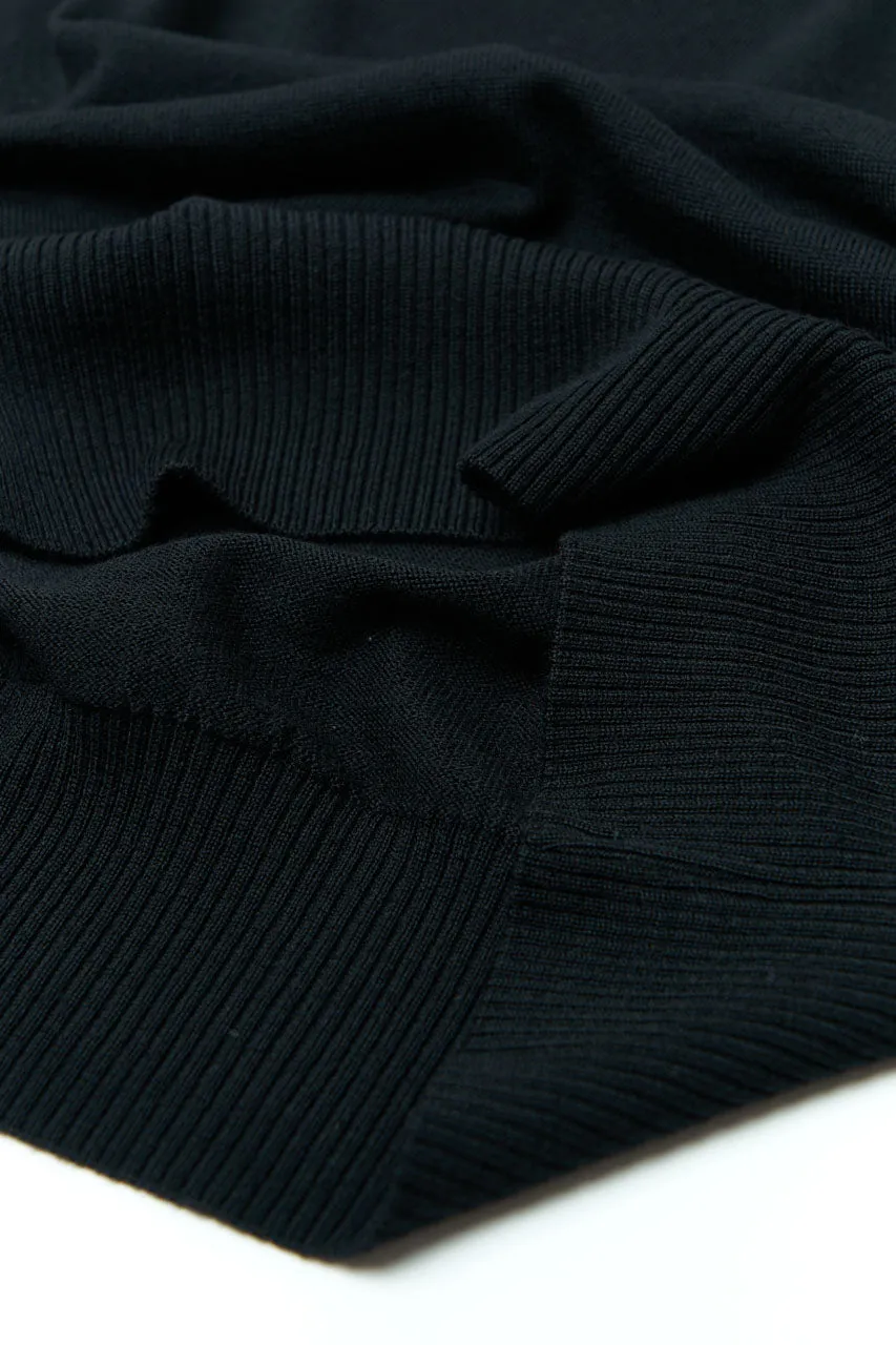 GRP Knitwear Fine Knit Crew SF TEC 1 Merino Black