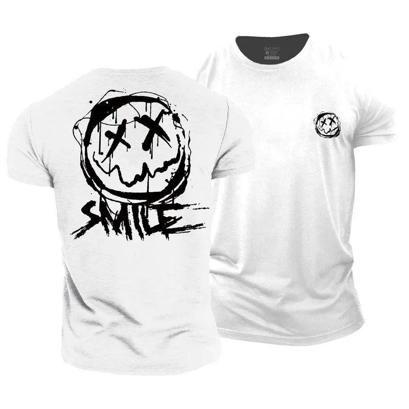 Happy Face Cotton T-Shirt