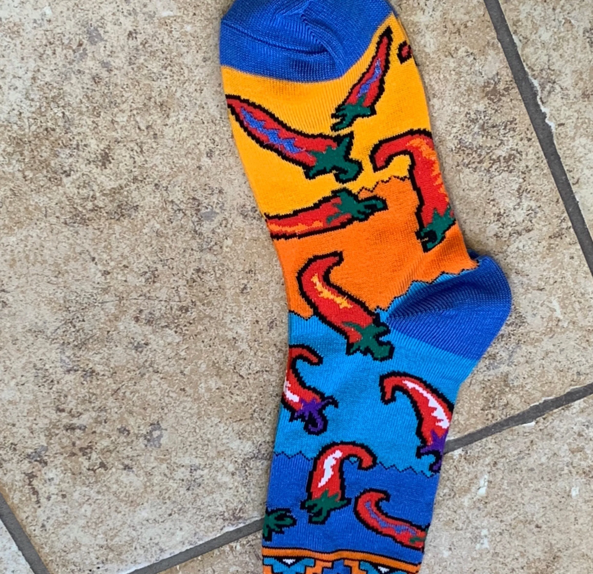 Hot Pepper  Socks (sz 9-11) SK024