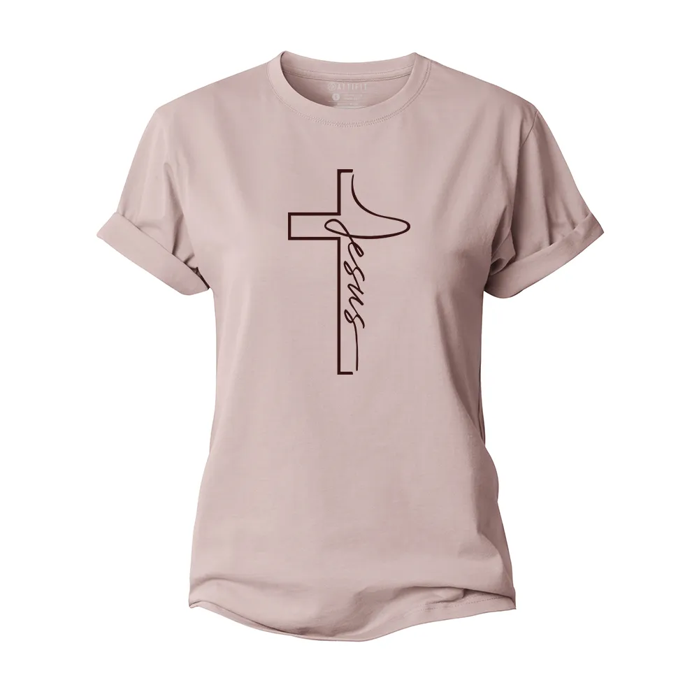 Jesus Cross Women's Cotton T-Shirt