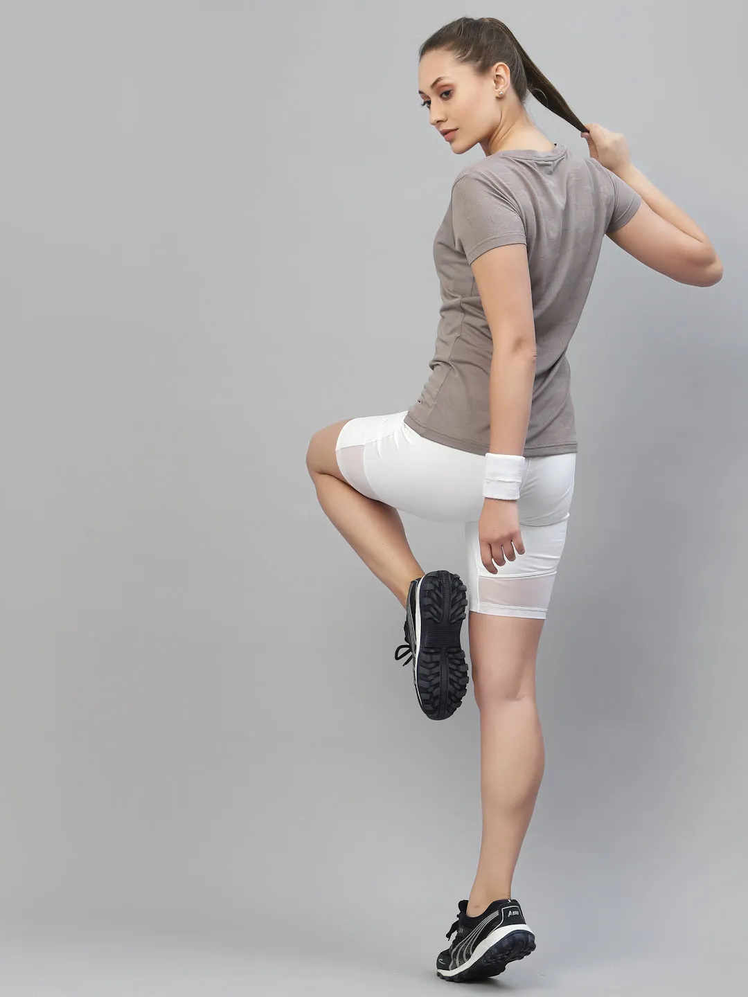 JUMP USA Women Rapid-Dry Antimicrobial Running T-shirt