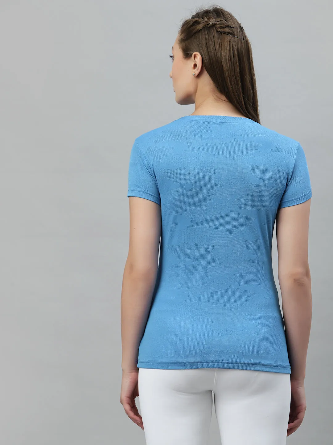 JUMP USA Women Rapid-Dry Antimicrobial Running T-shirt