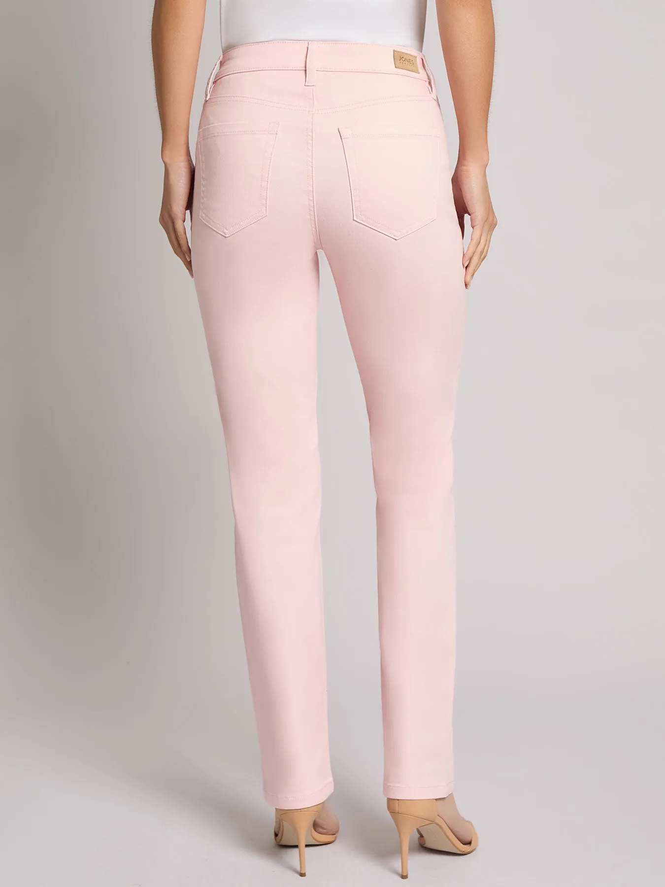 Lexington Straight Leg Jeans, Petal Pink