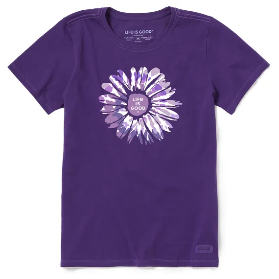 Life Is Good Women's Tee, Deep Purple (Size M)