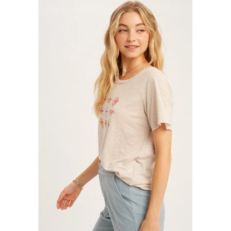 Lip Print Top