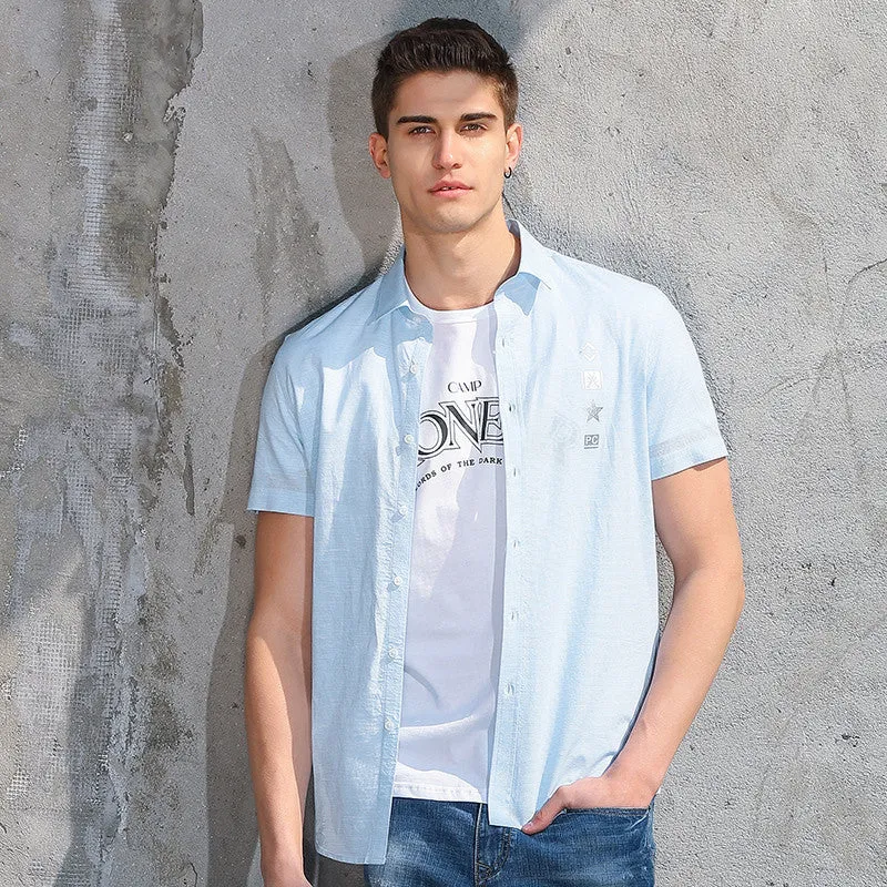 Men's Casual Shirt Short Sleeve