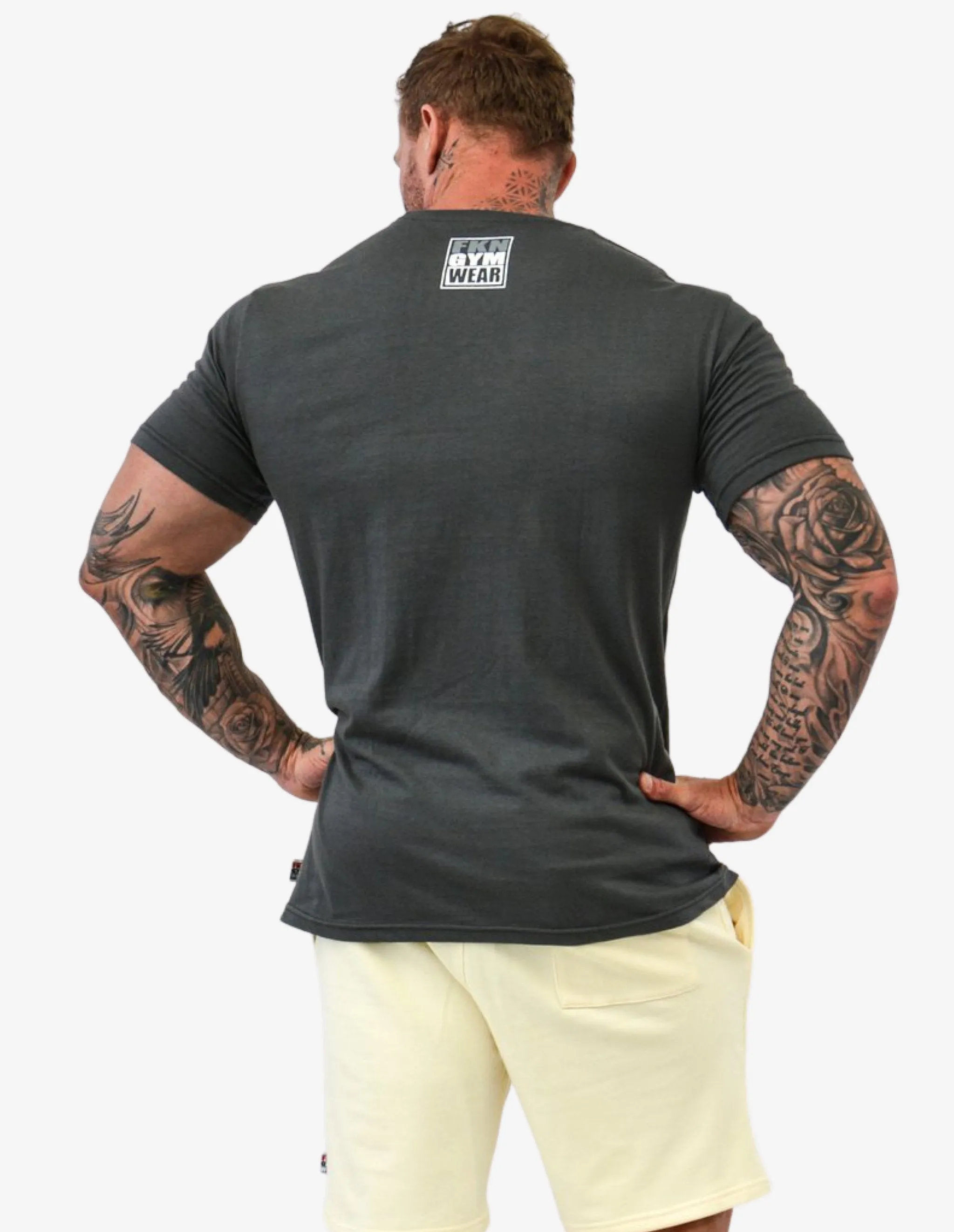 MEN'S GYM T-SHIRT | FKNLIFT | CHARCOAL