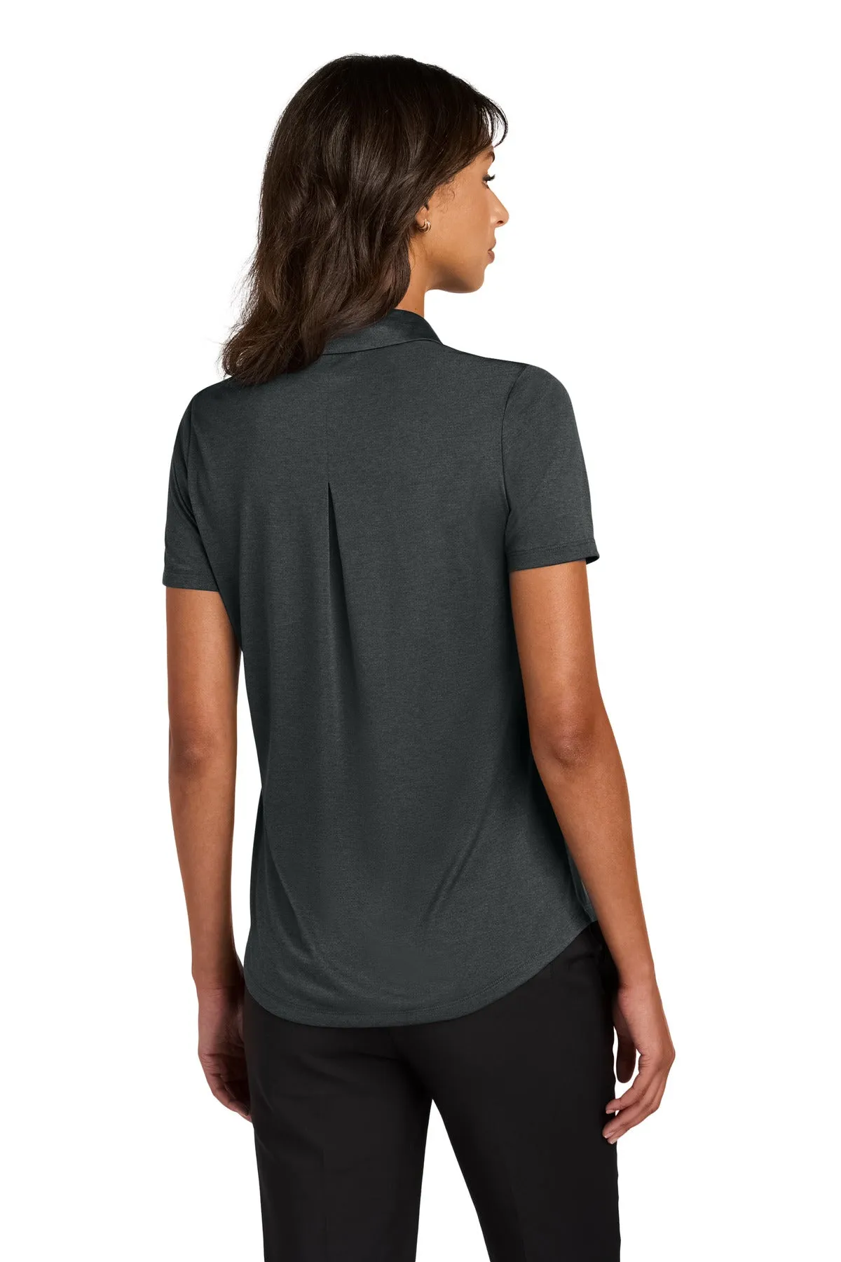 Mercer Mettle Women's Recharge Jersey Polo MM1021 Anchor Grey Heather