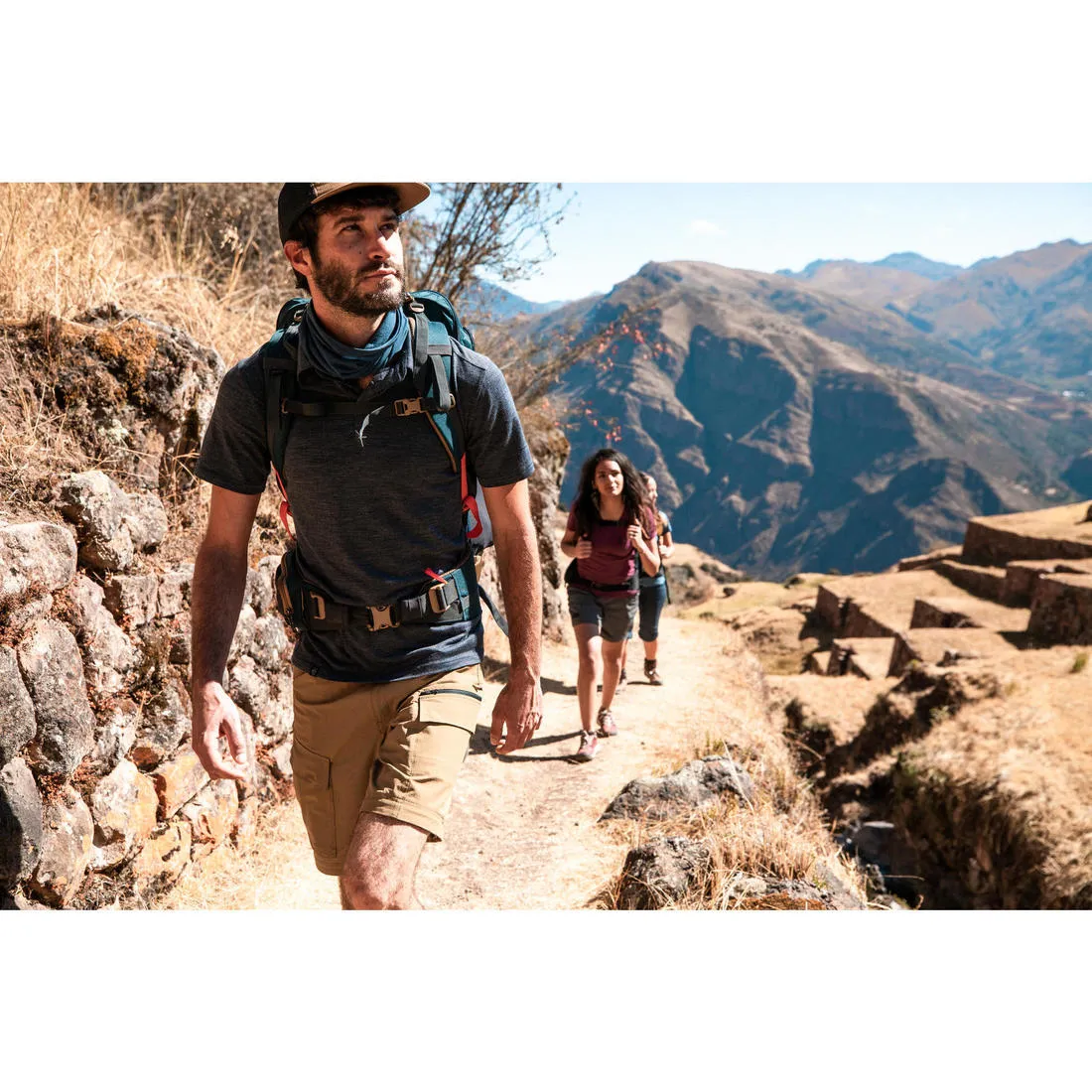 MERINO WOOL TREKKING SCARF  - MT500