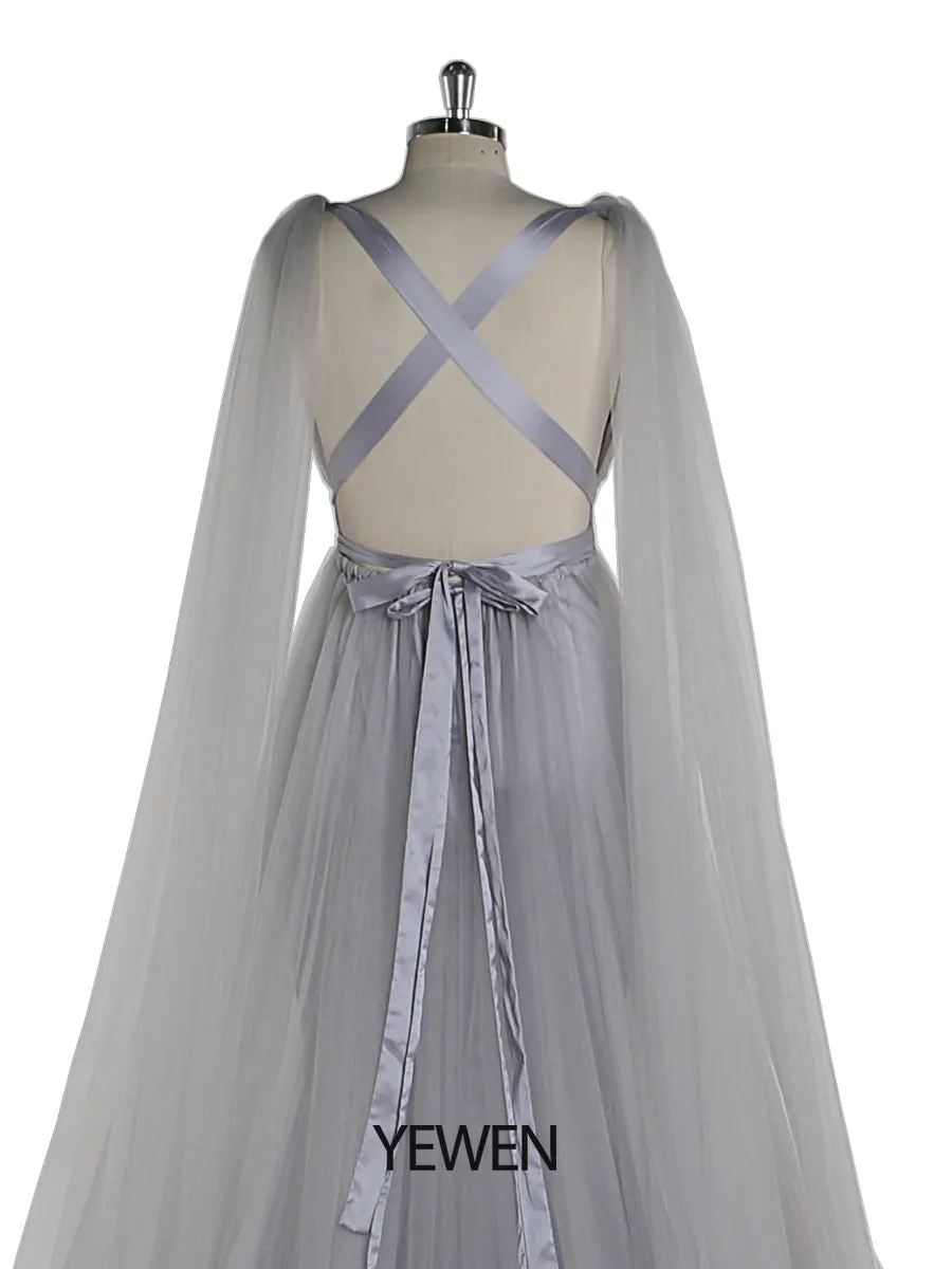 Mermaid Stretch Fabric Maternity Evening Dress Maternity Dress for Photo Shoot Baby Shower Gown YW220425
