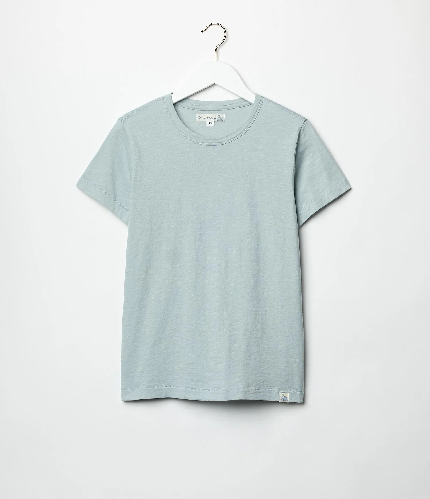Merz b. Schwanen - WSCT20 Women's Pima Cotton T-Shirt, 4.6oz Relaxed Fit - Ice