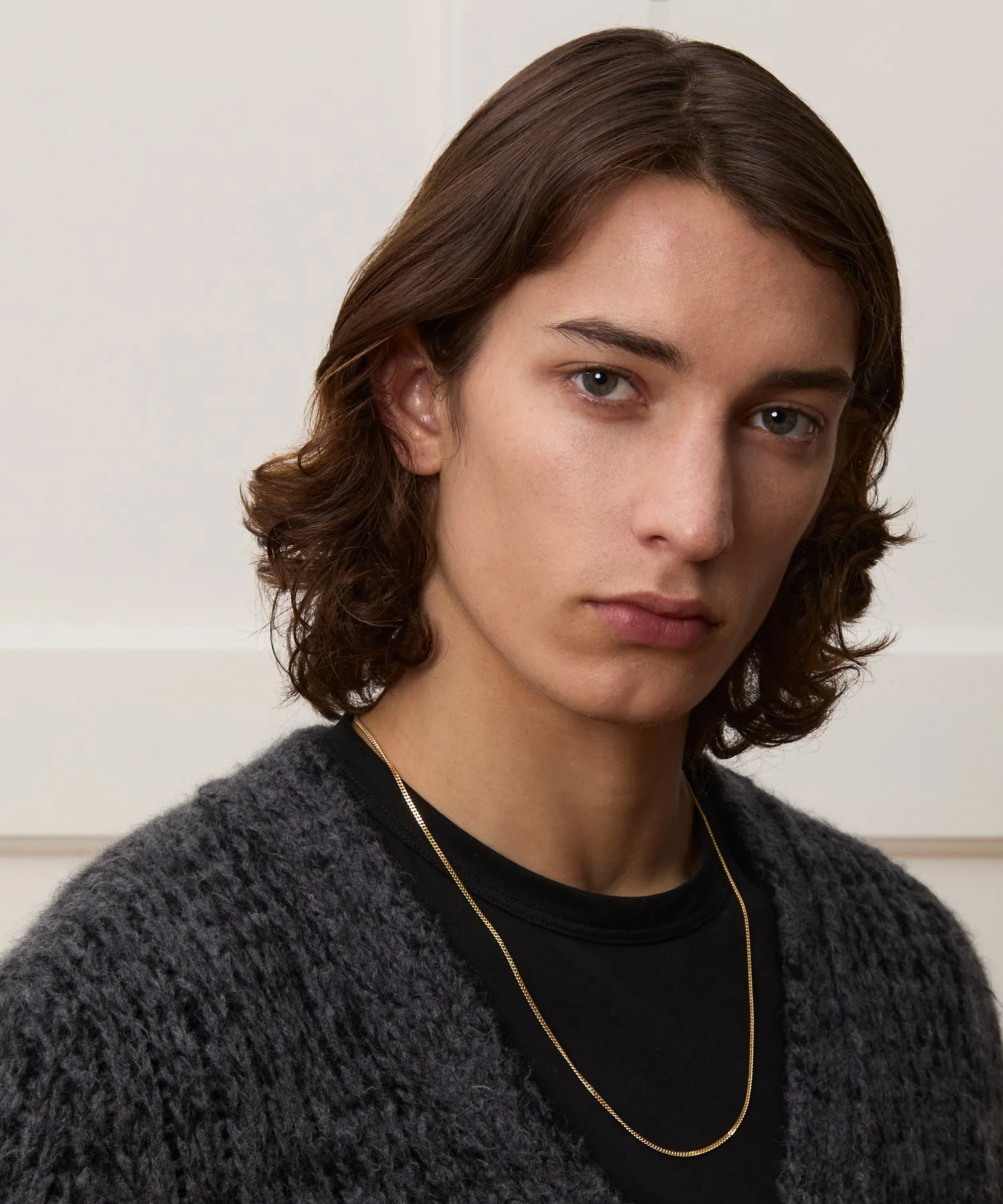 Mouliné Drop Needle Cardigan