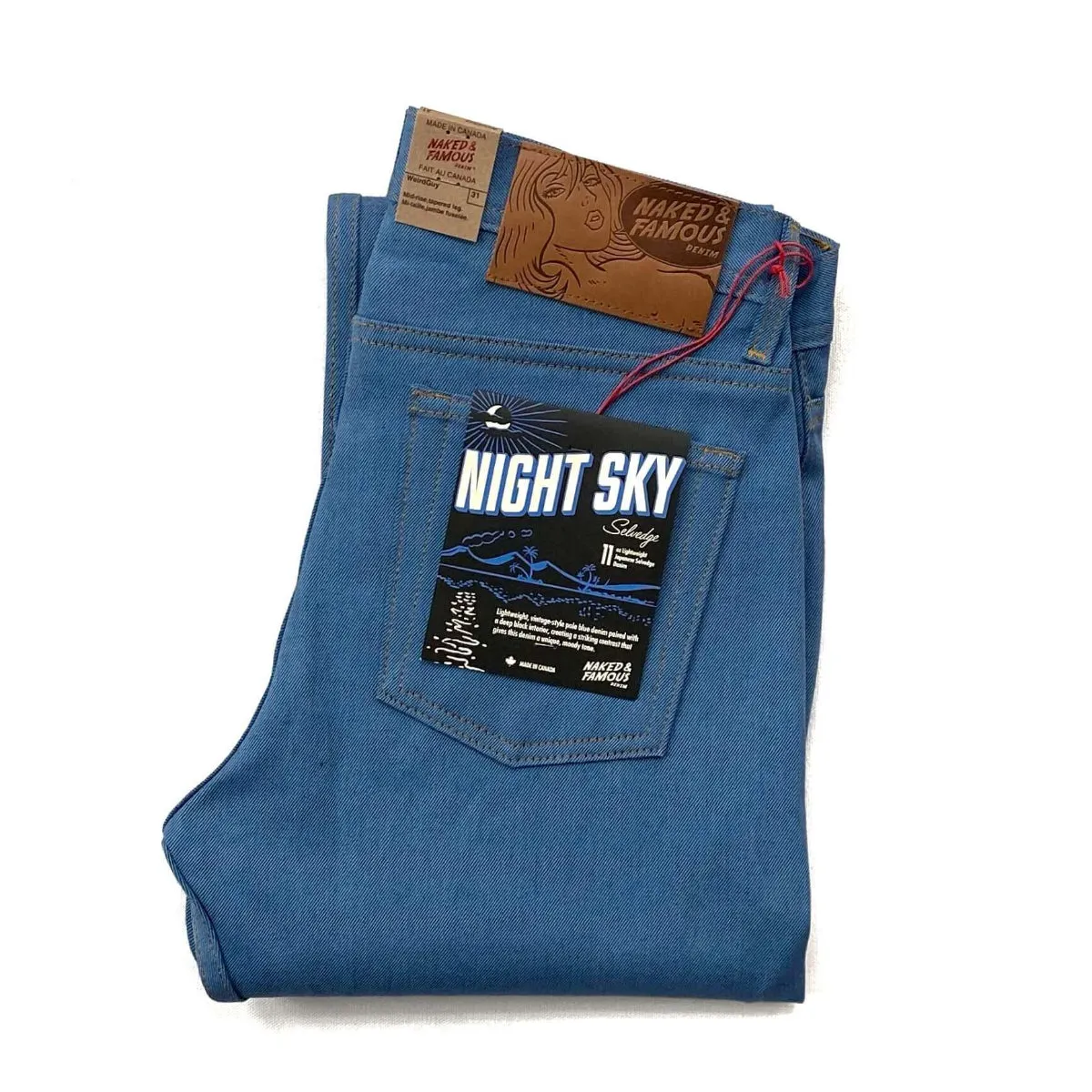 Naked & Famous Denim Night Sky Selvedge - Weird Guy Jeans