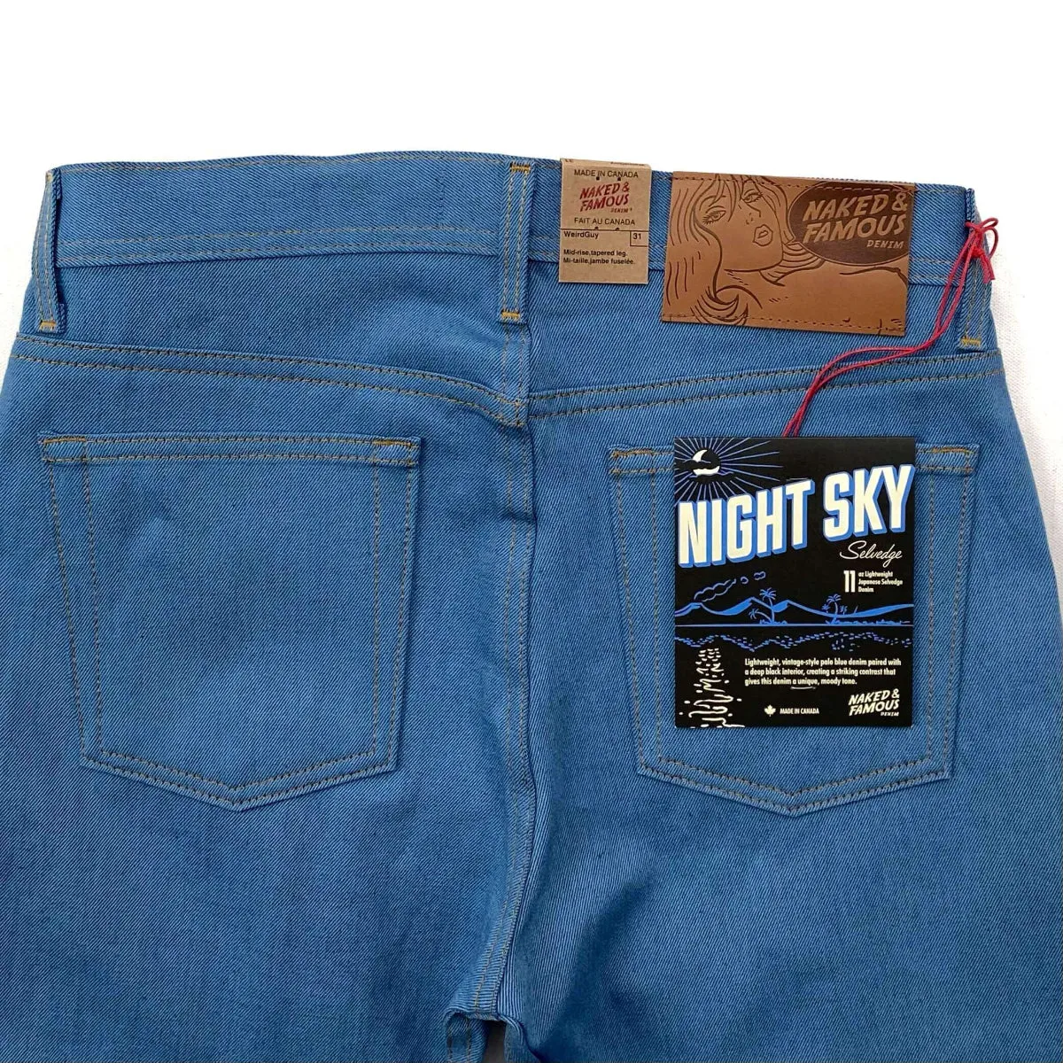 Naked & Famous Denim Night Sky Selvedge - Weird Guy Jeans
