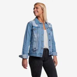 New England Patriots Womens Denim Jacket