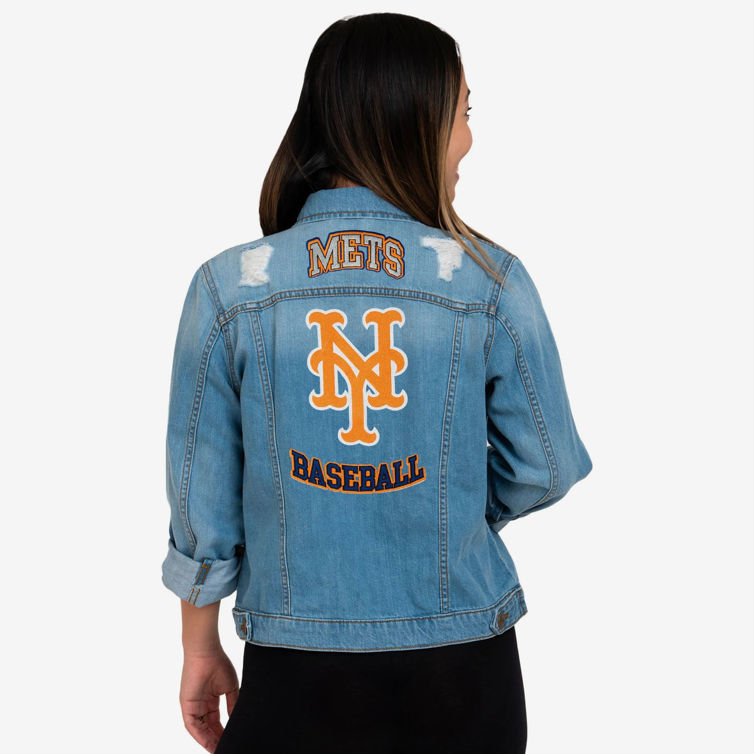 New York Mets Womens Denim Days Jacket