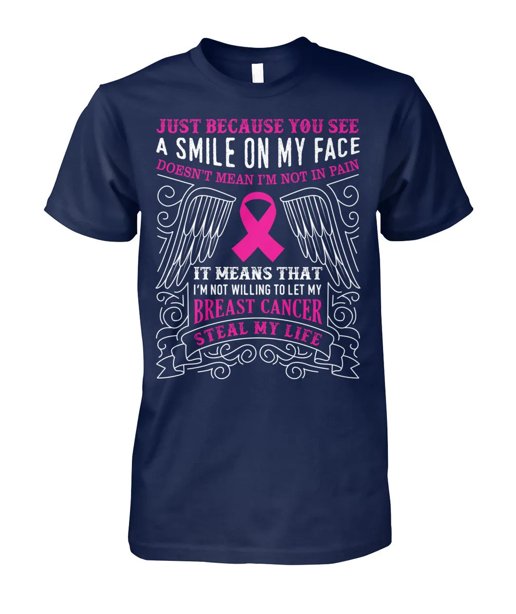 Not Let Breast Cancer Steal My Life Shirts and Long Sleeves