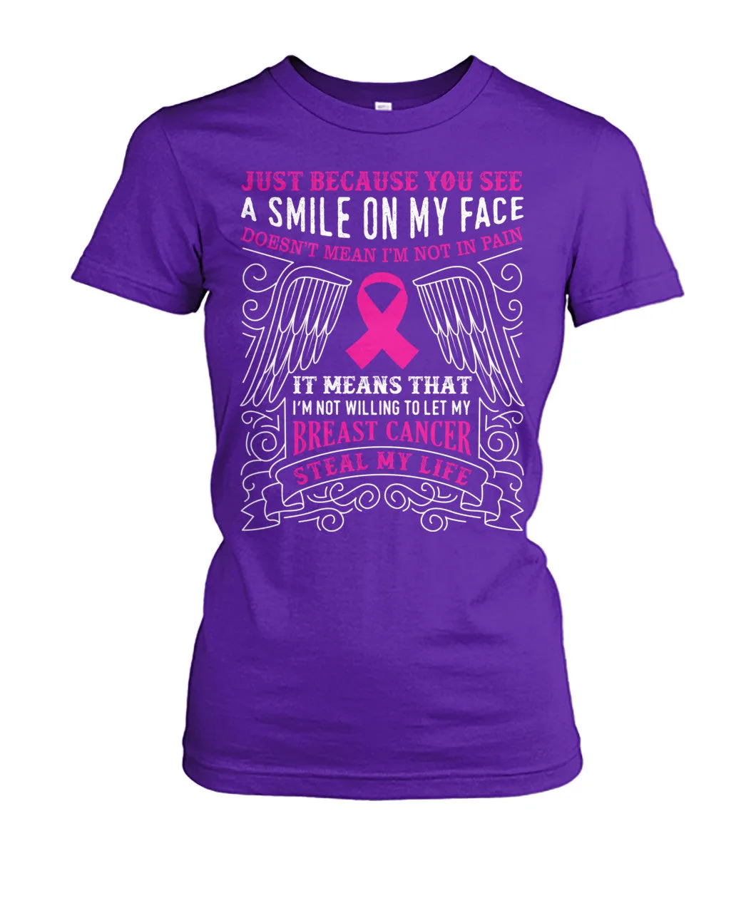 Not Let Breast Cancer Steal My Life Shirts and Long Sleeves