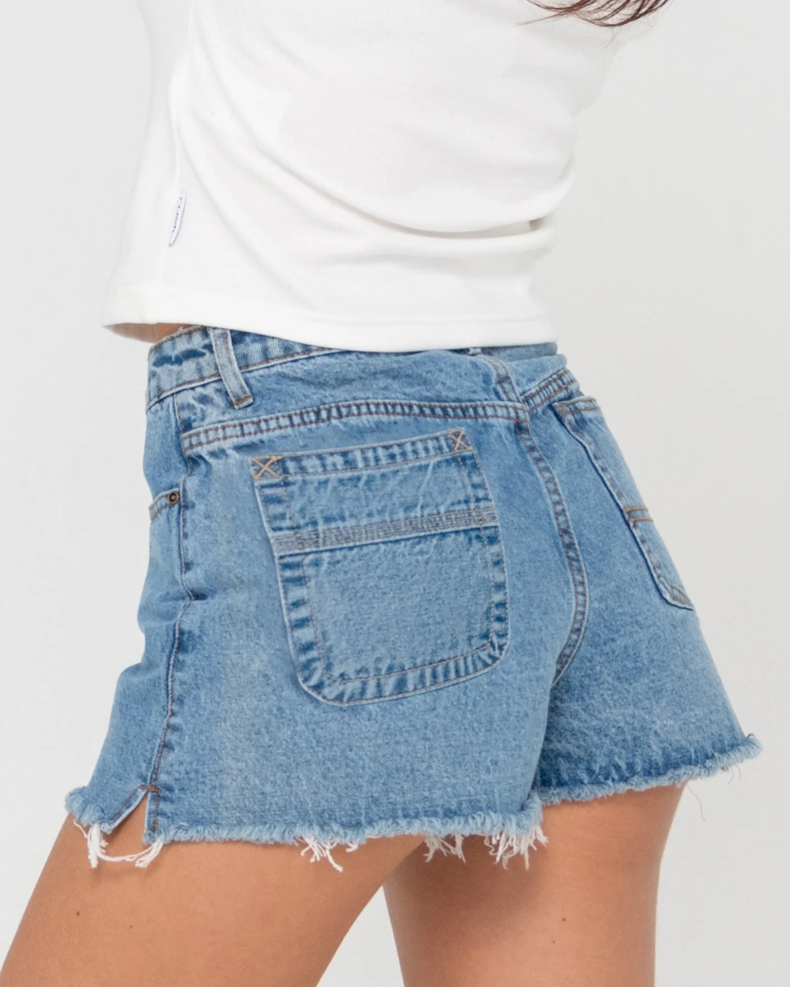 Penny Kick High Waisted Denim Short