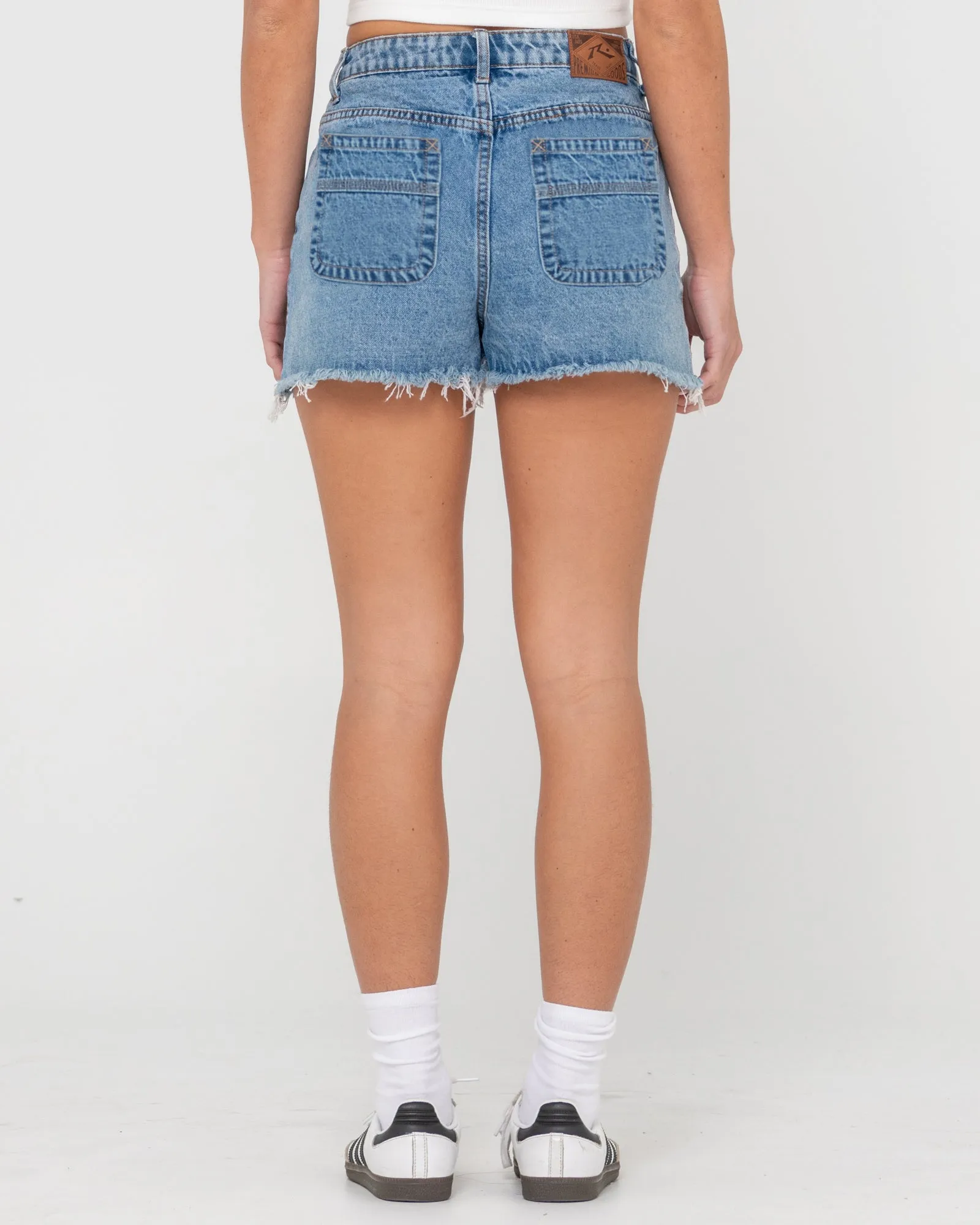 Penny Kick High Waisted Denim Short