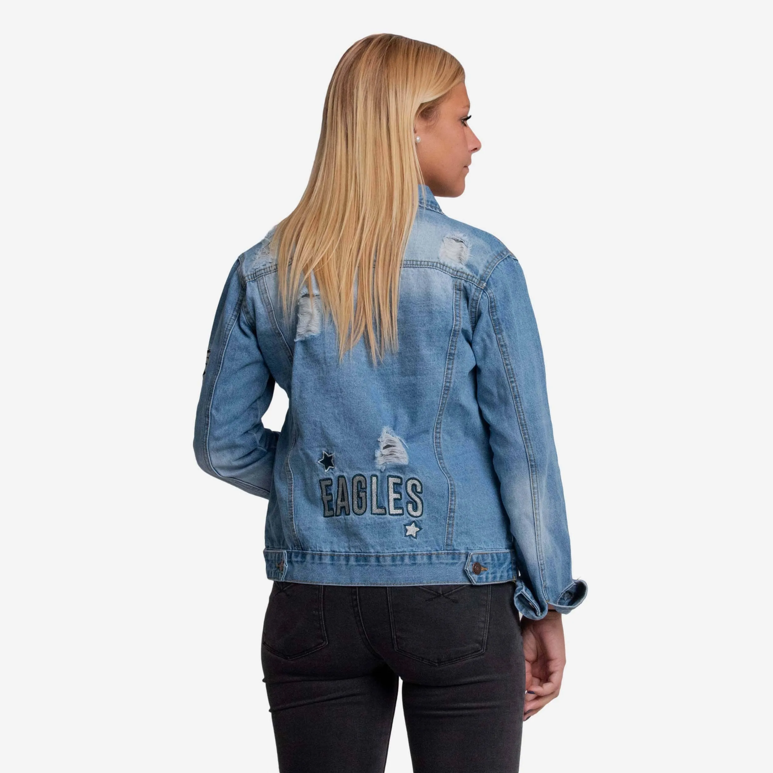 Philadelphia Eagles Womens Denim Jacket