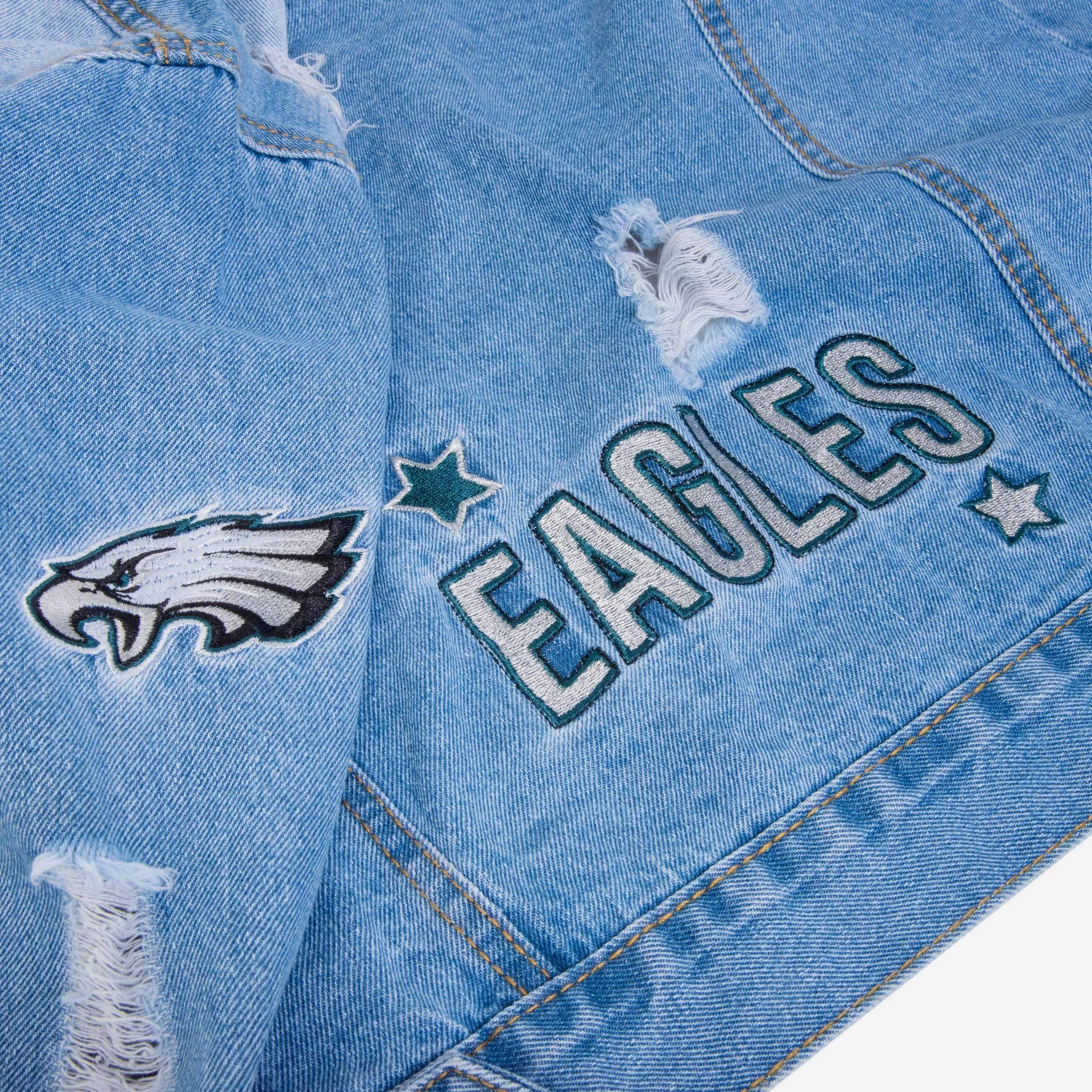 Philadelphia Eagles Womens Denim Jacket